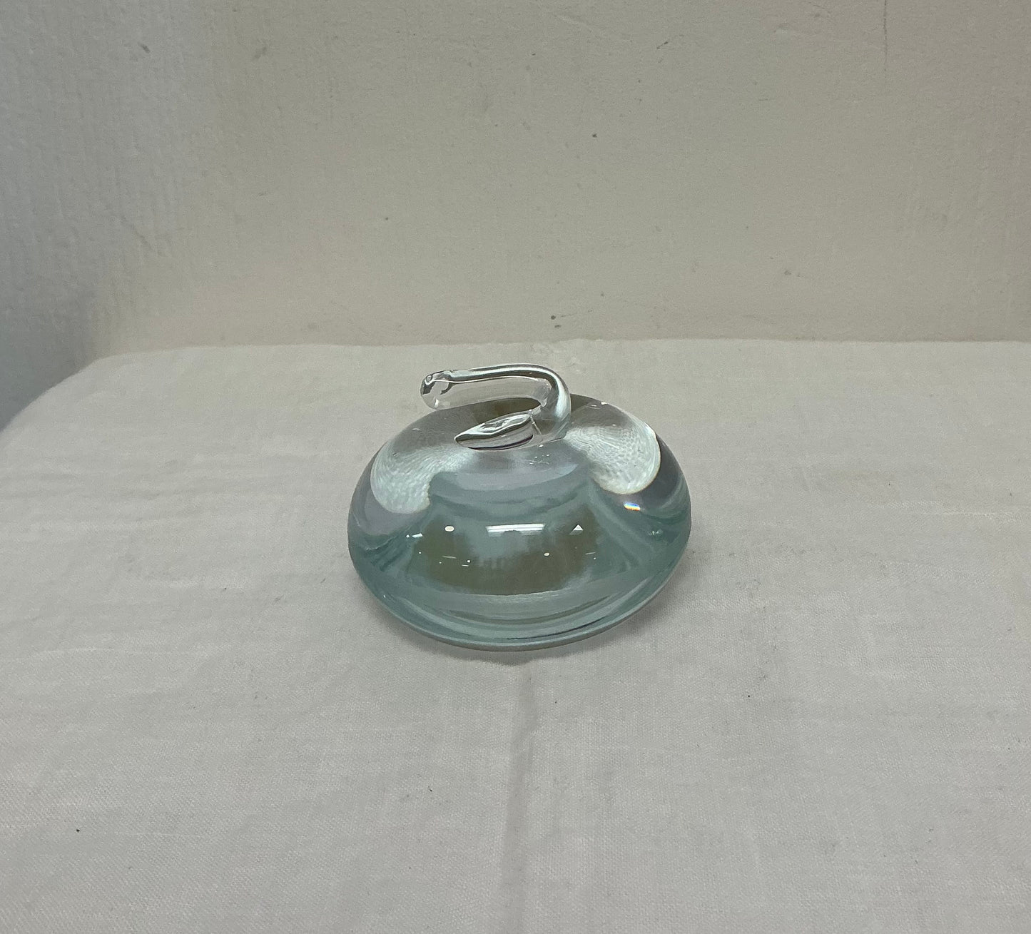 Vintage Curling Glass Paperweight