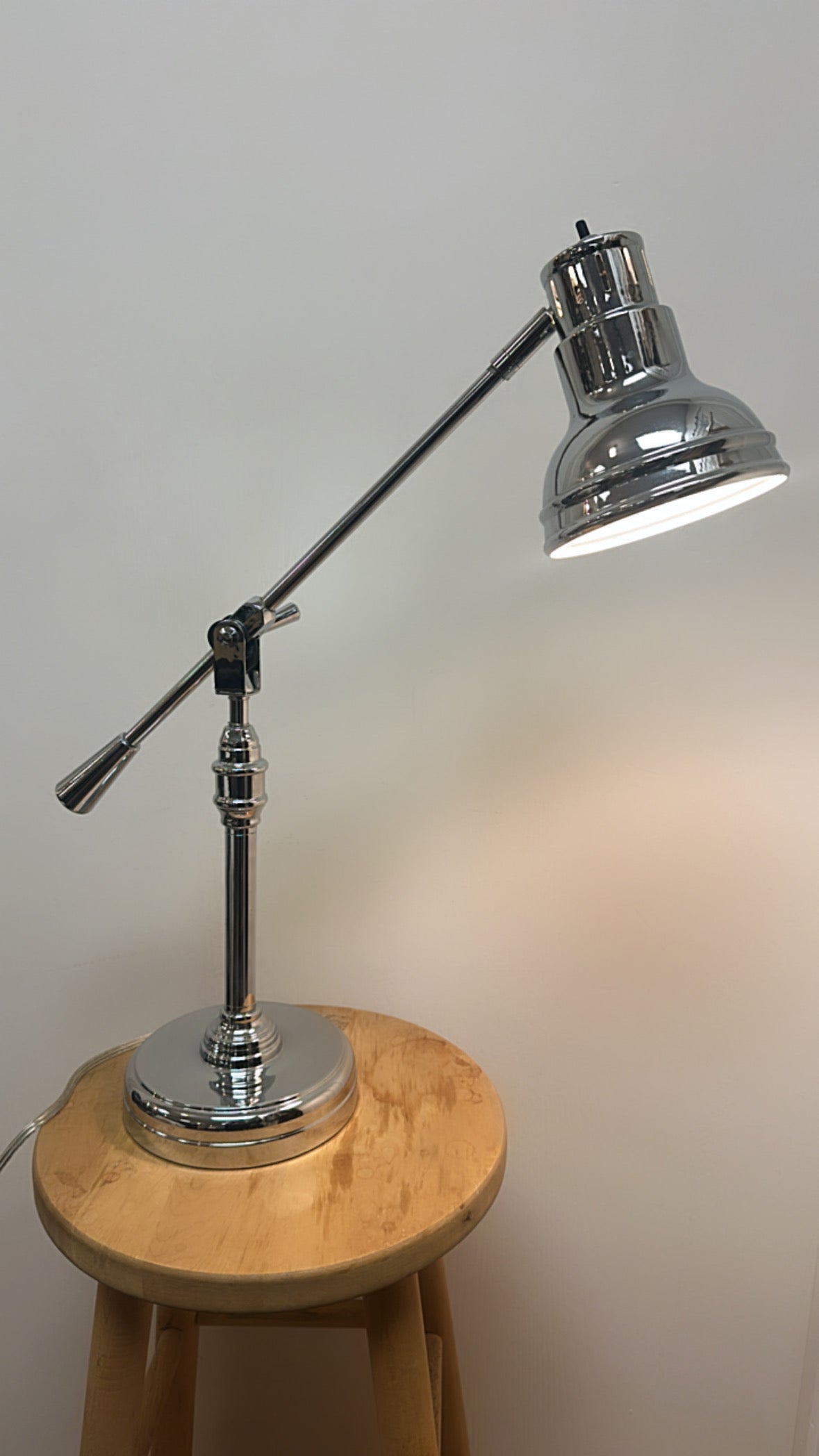 Silver Adjustable Desk Lamps