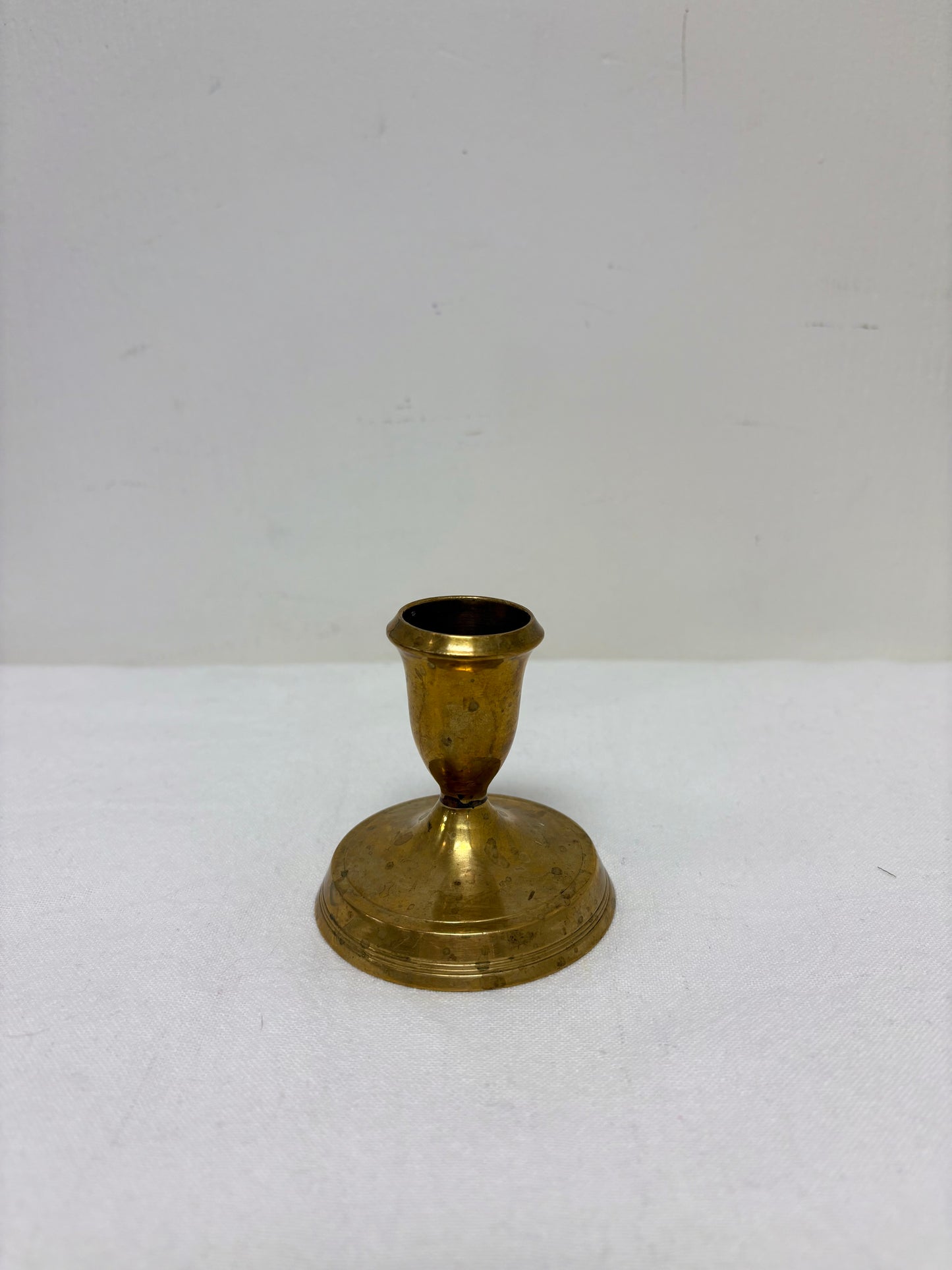 Single Brass Candle Holder