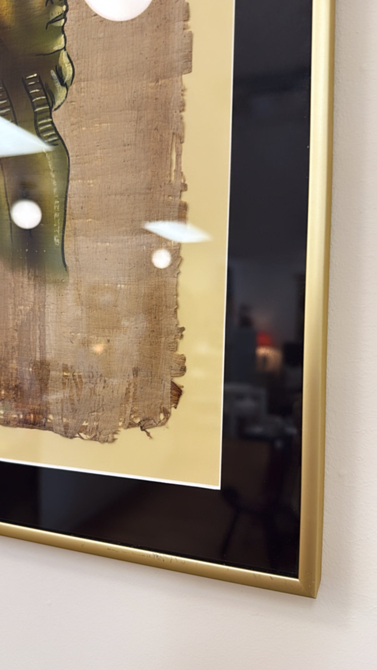 Ancient Egyptian Painting on Fibre