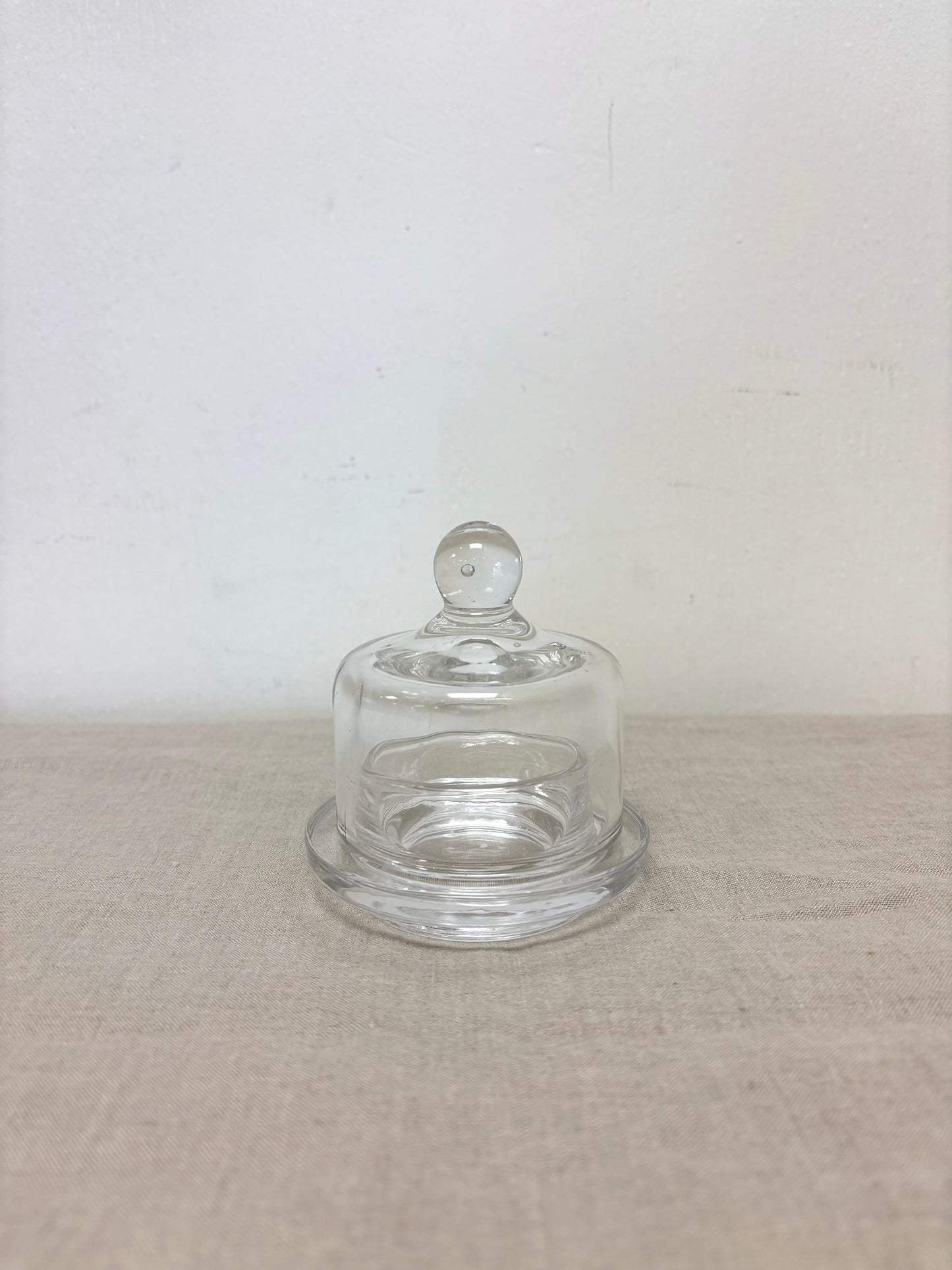 Glass Dome Butter Dish