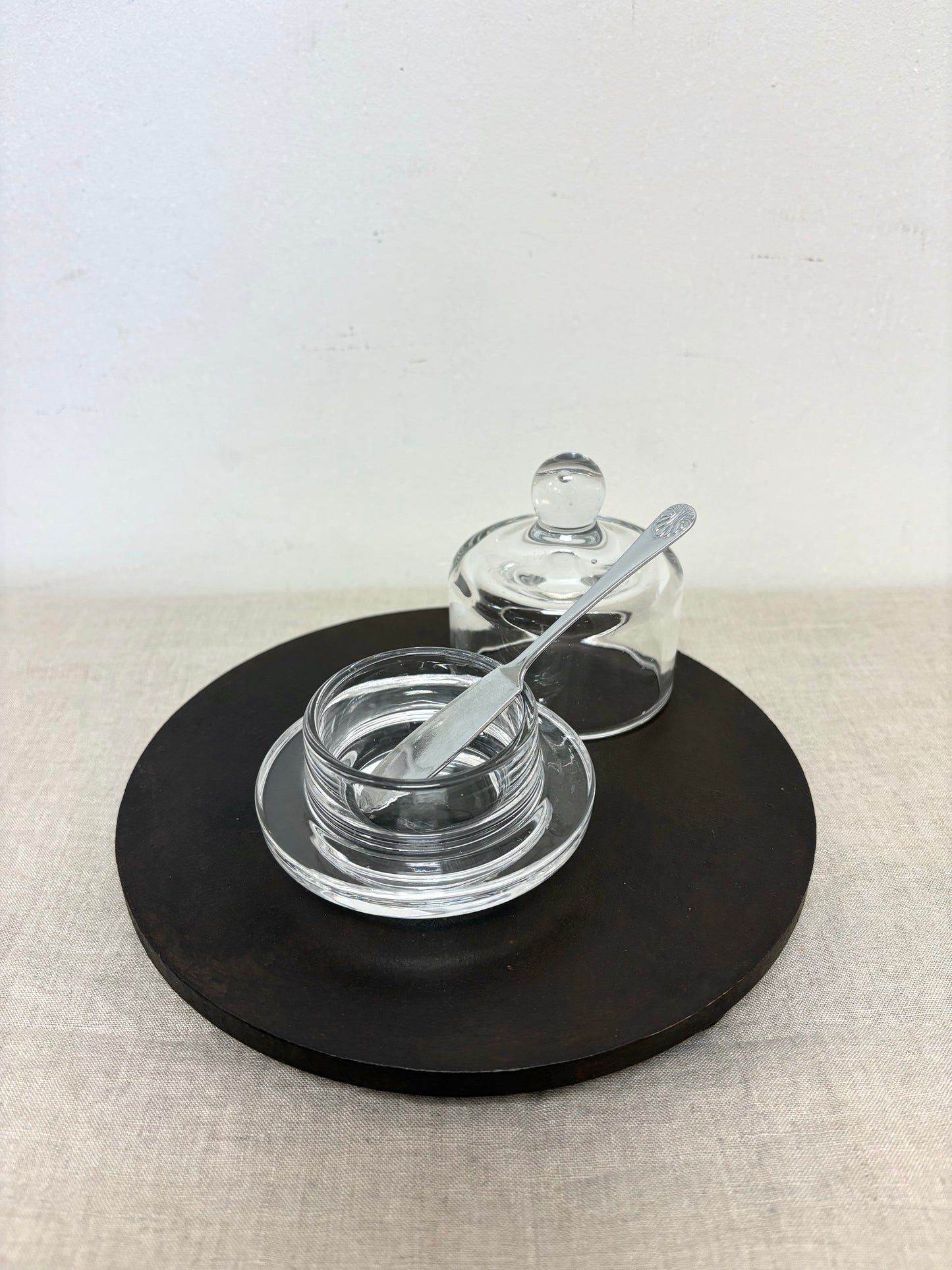 Glass Dome Butter Dish