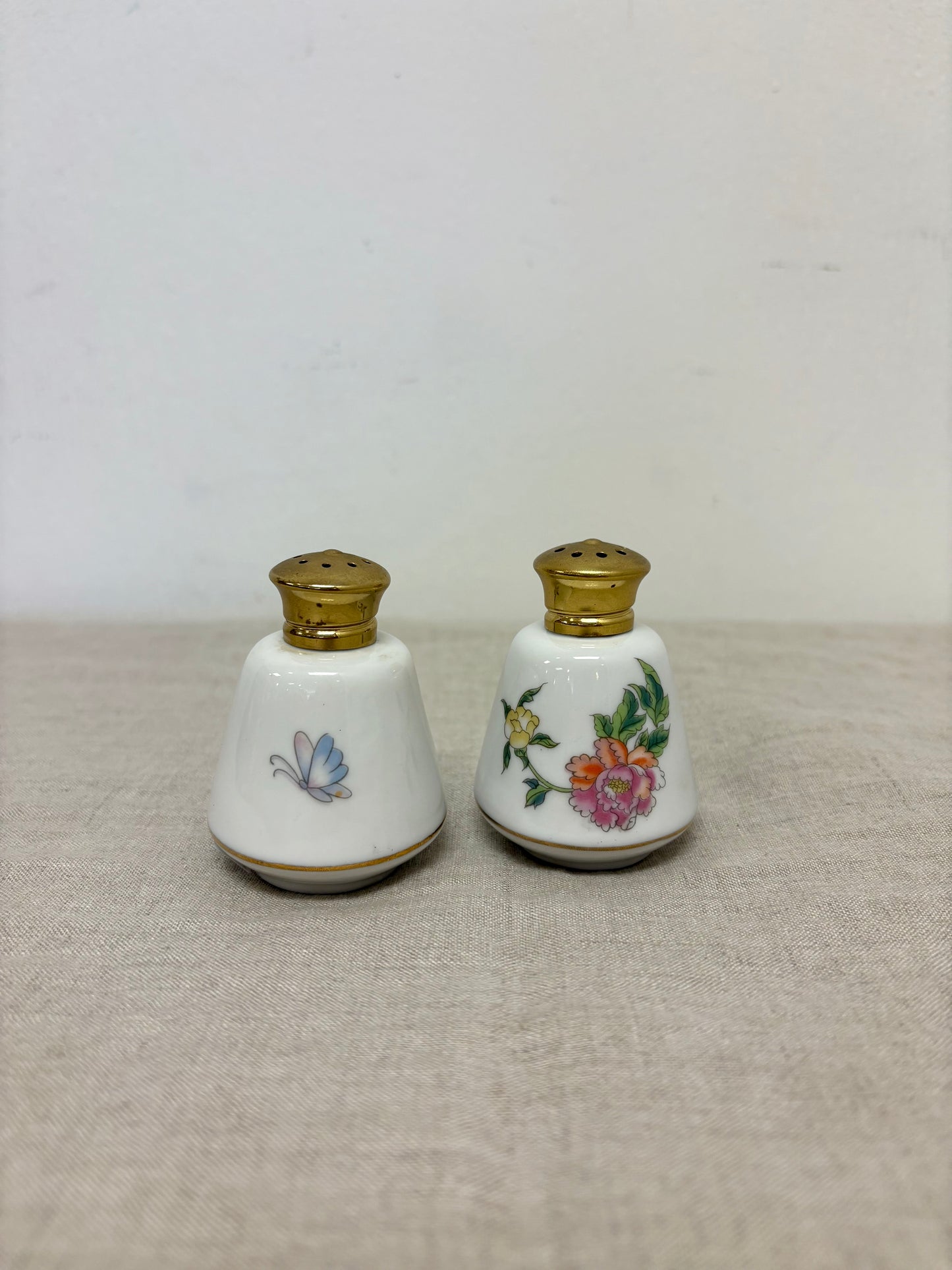 Dainty Ceramic Salt and Pepper Shakers