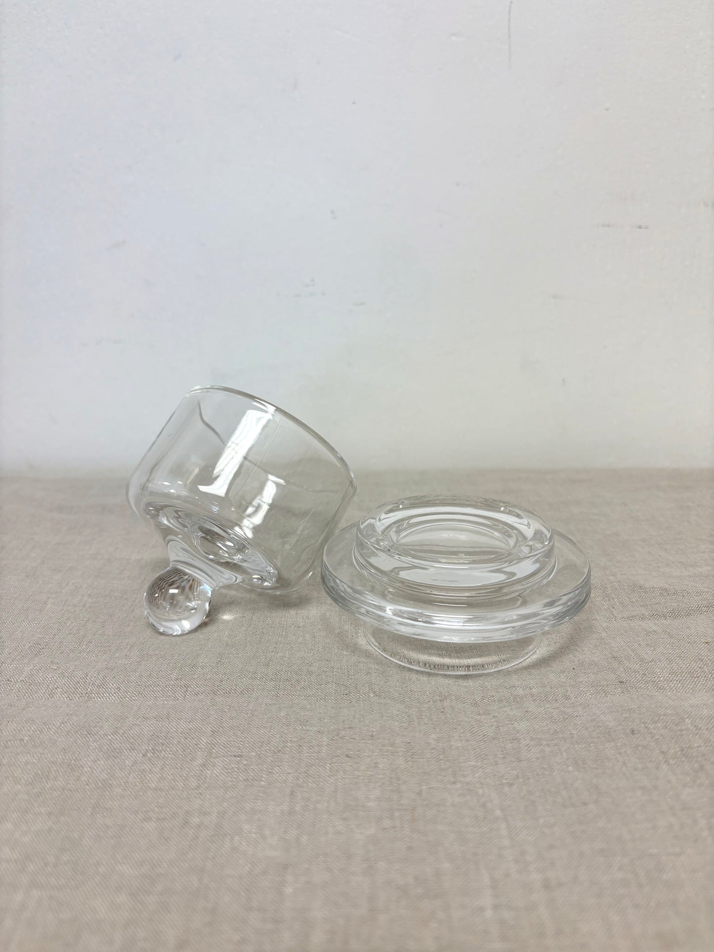 Glass Dome Butter Dish