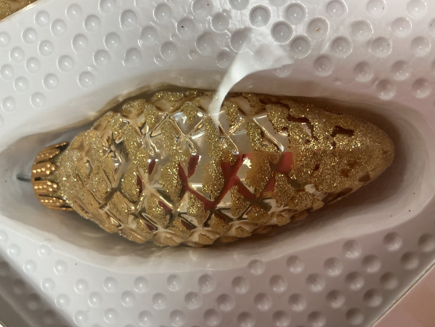 Vintage Hand Blown Pinecone Ornaments