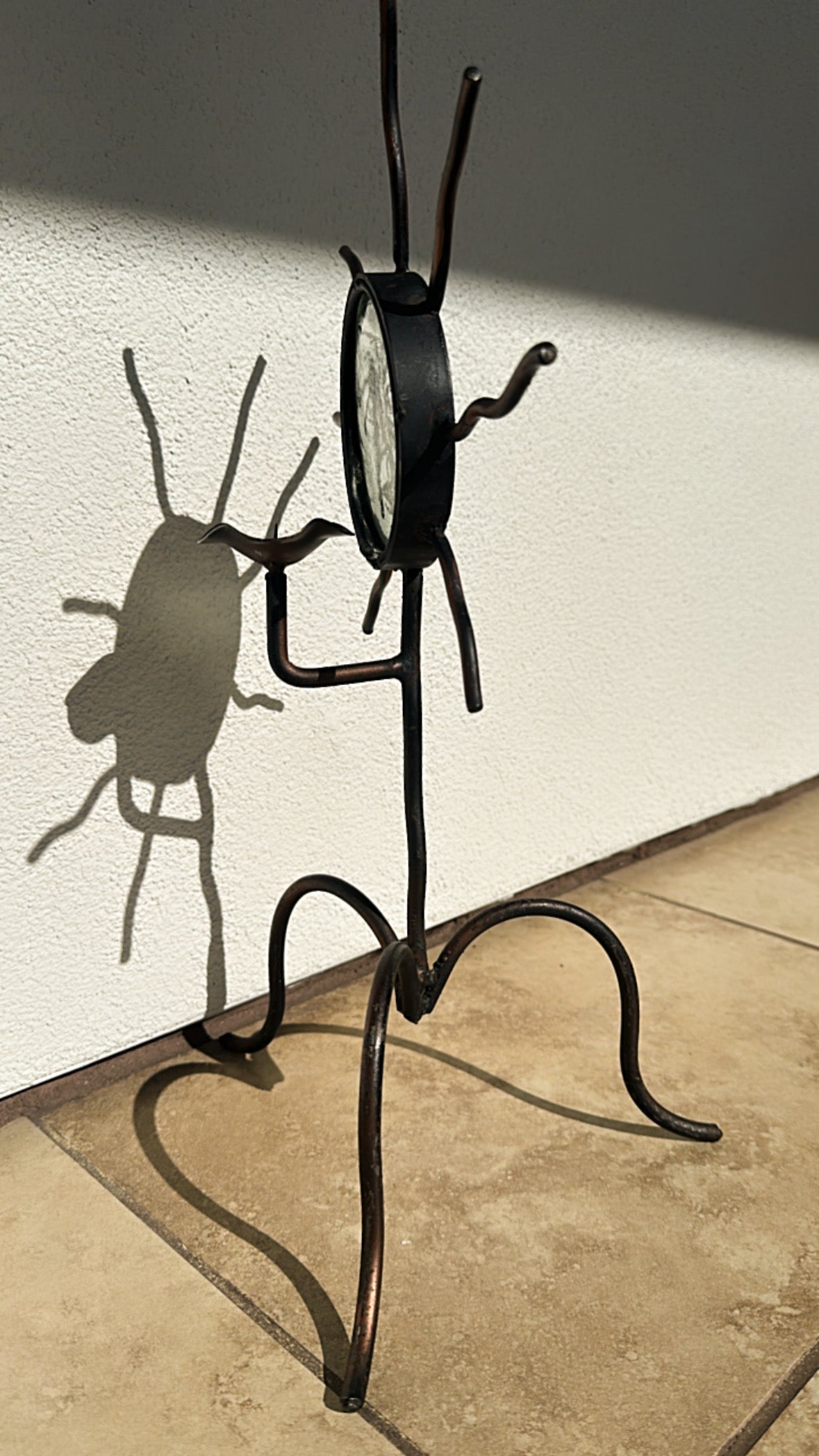 90s Metal Sun Sculpture