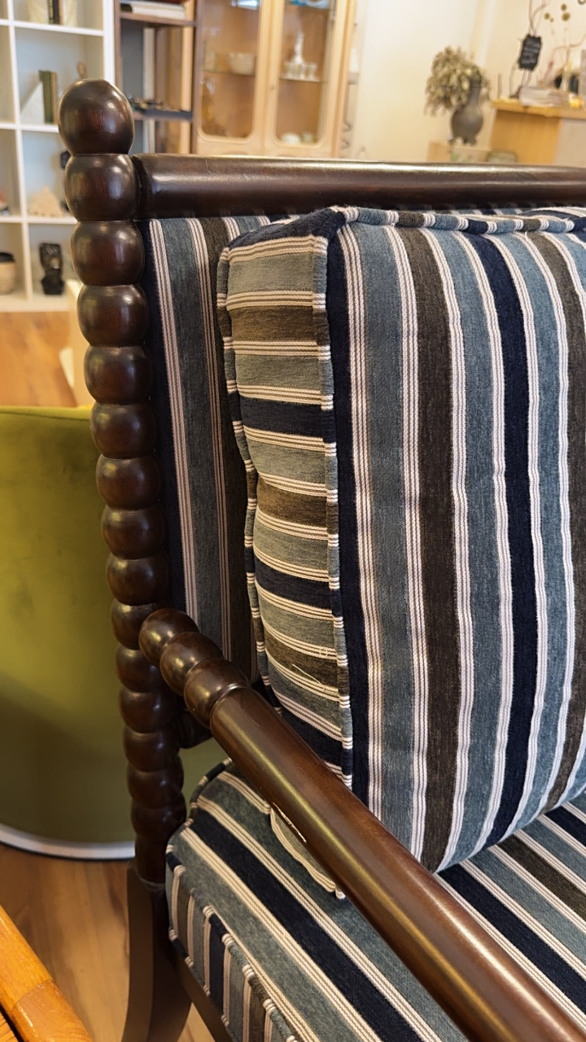 Stunning Navasota Bobbin Accent Chair