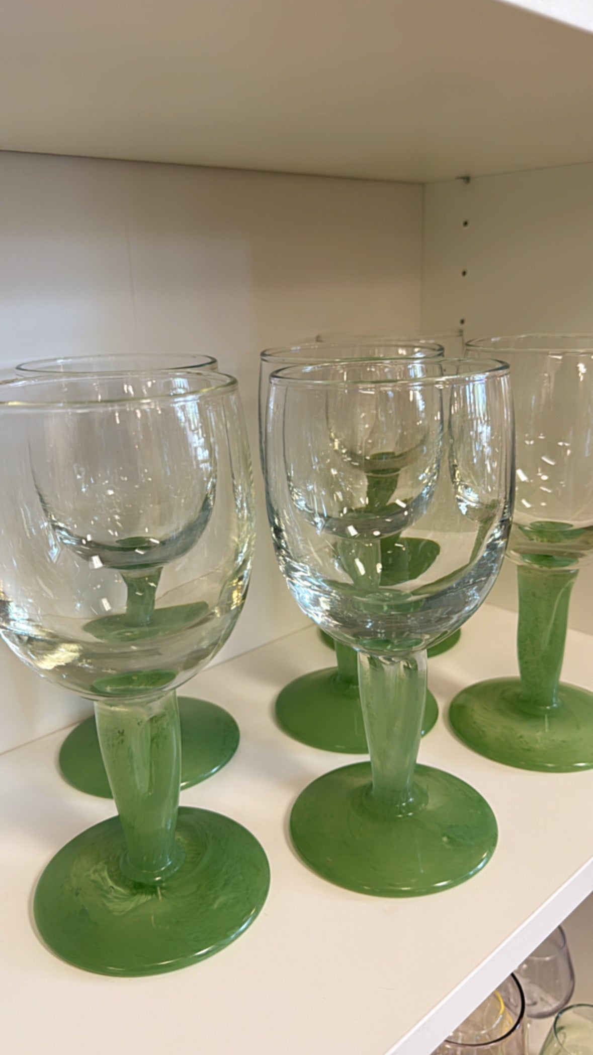 Glass Stem Goblets