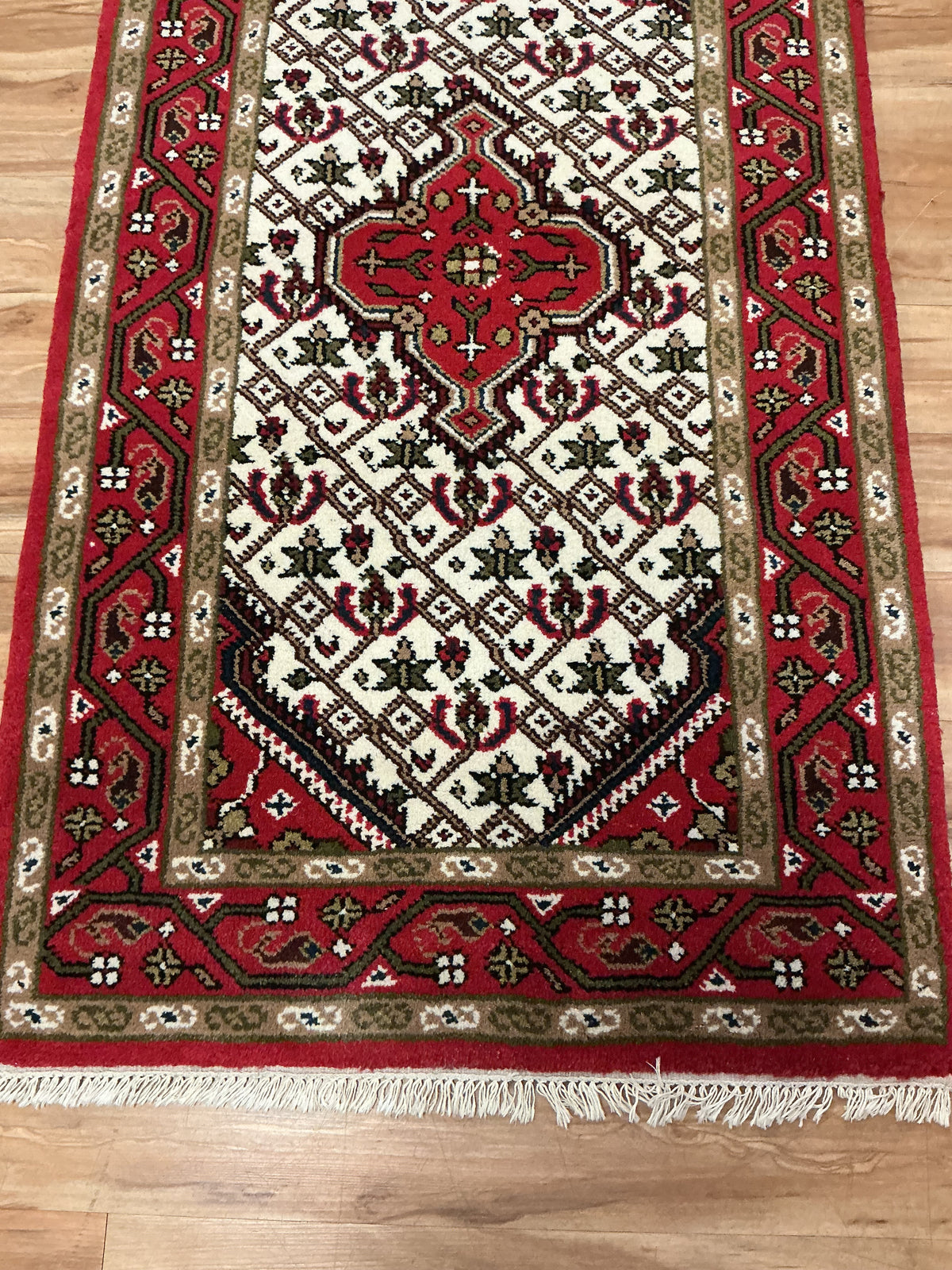 Royal Kazak Tribal Geometric & Floral Motif Handwoven Rug