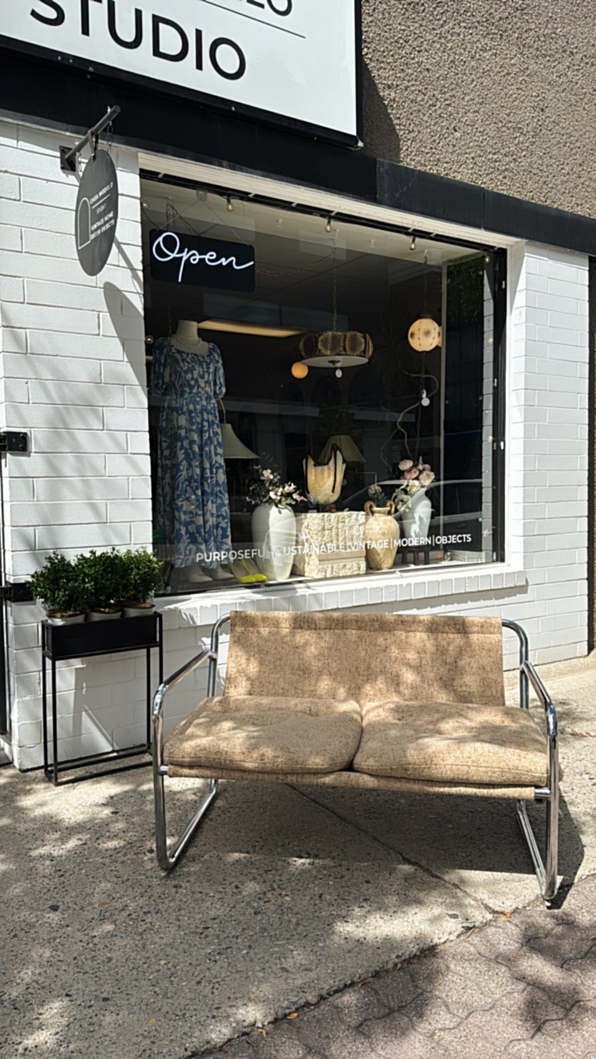 Tubular 70s Loveseat
