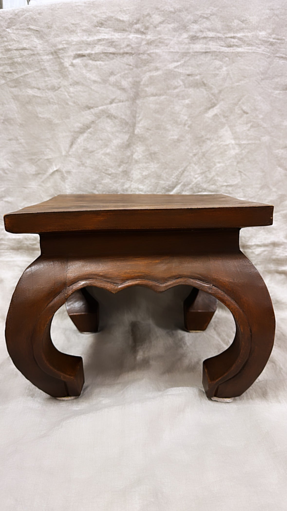 Wooden Ornate Stool