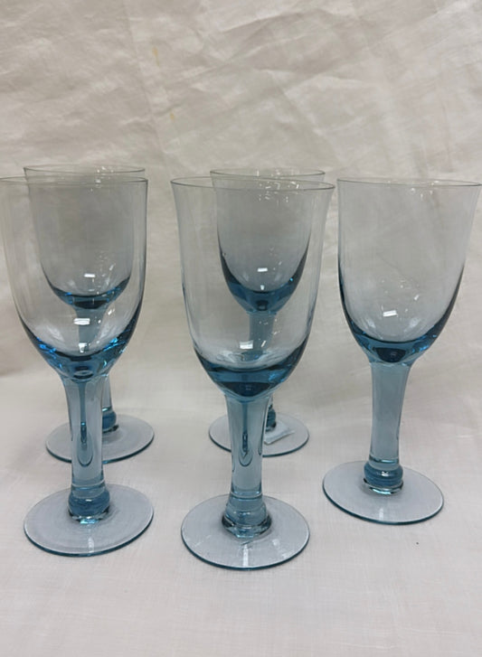 Blue Wine Glasses