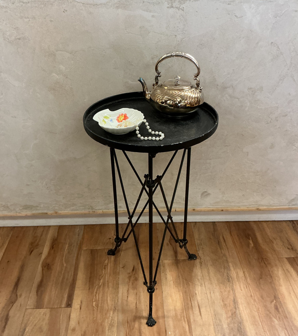 Black Iron Metal Table