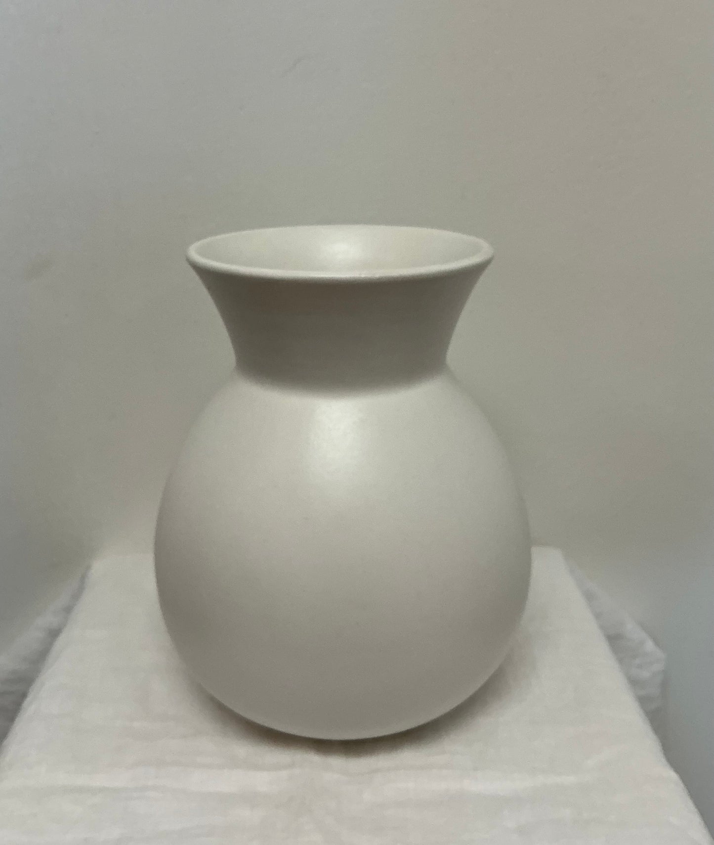 West Elm Off-White Pottery Pear-Style Vase