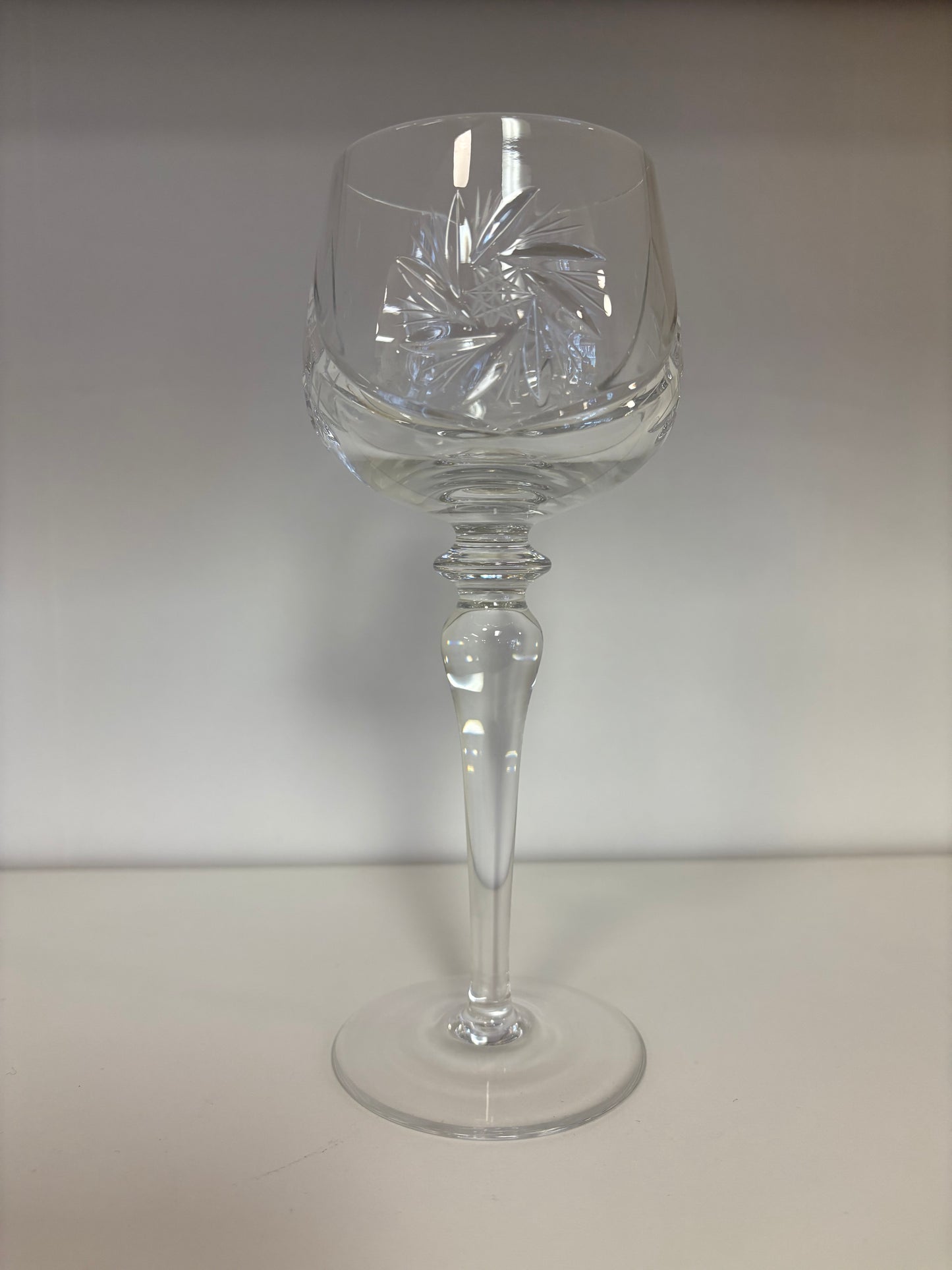 Vintage Pinwheel Wine Glasses