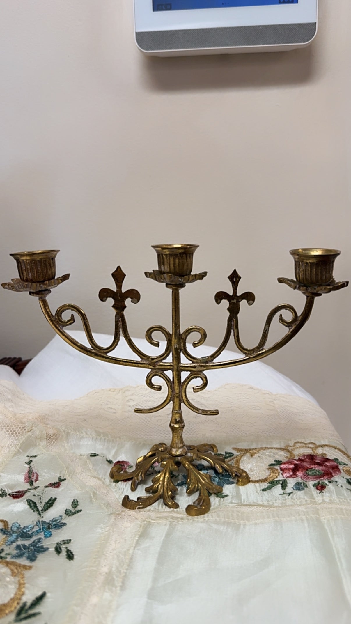 Ornate Brass Candelabra