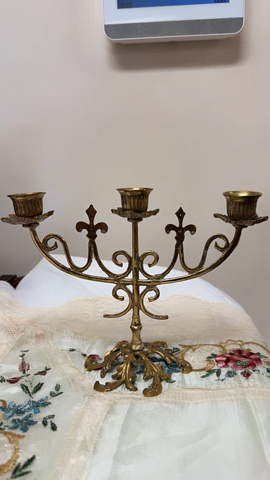 Ornate Brass Candelabra