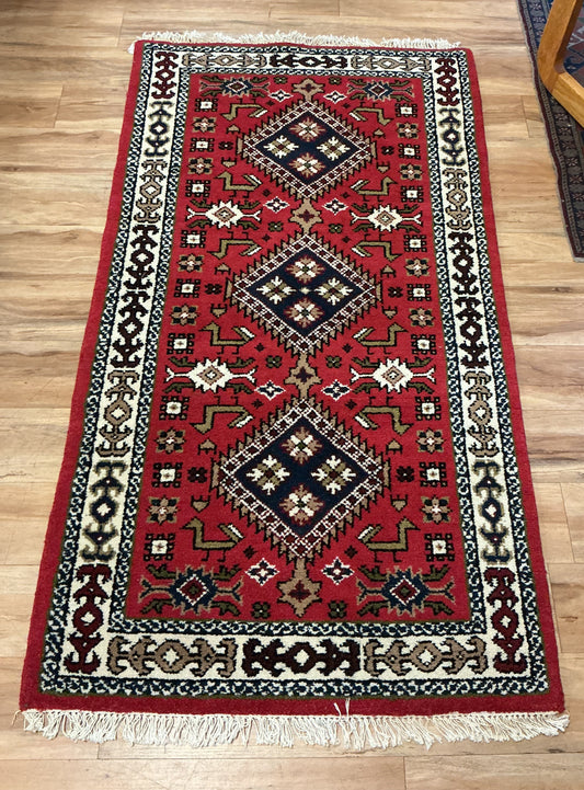 Royal Kazak Tribal Geometric Style Handwoven Rug