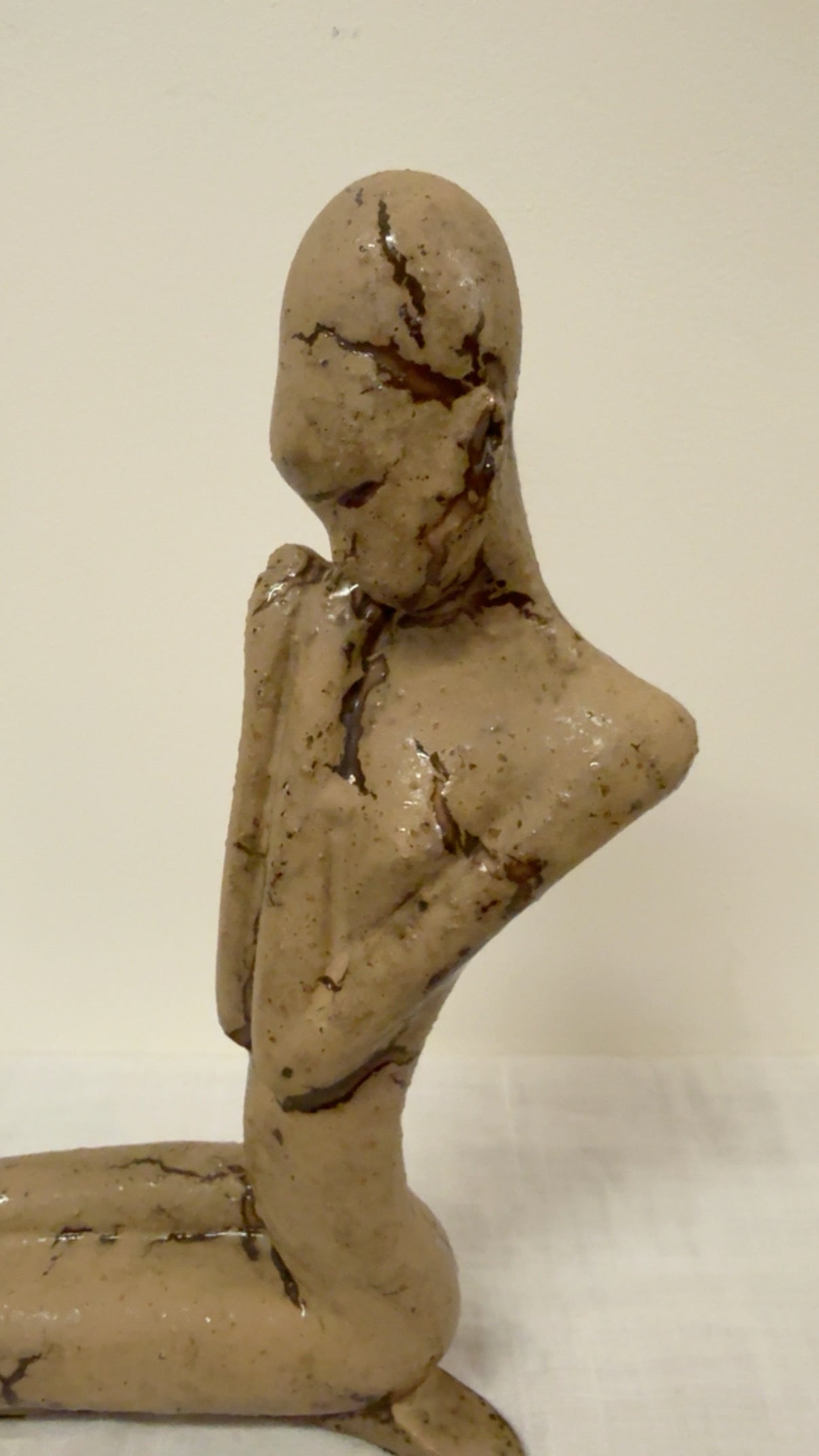 VINTAGE AFRICAN FEMALE SCULPTURE