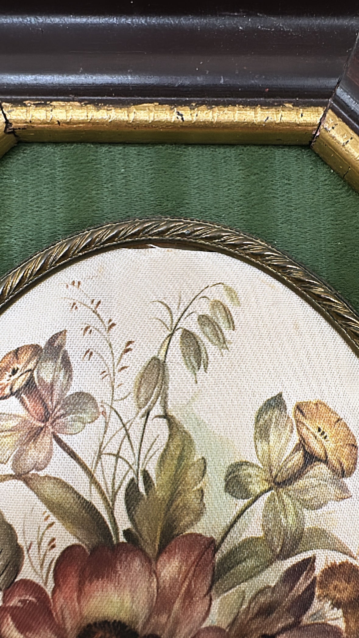 Antique Floral Frame