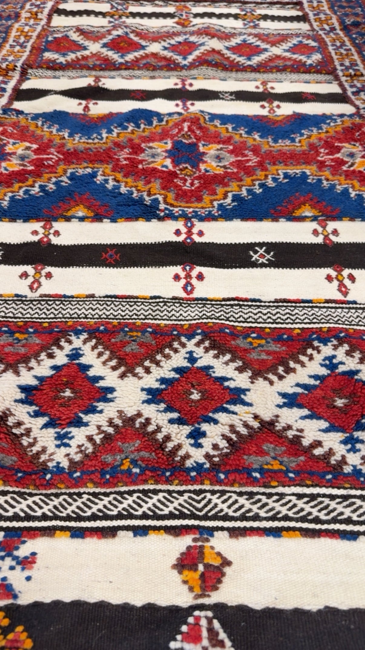 MOROCCAN KILIM WOOL FLAT WEAVE RUG