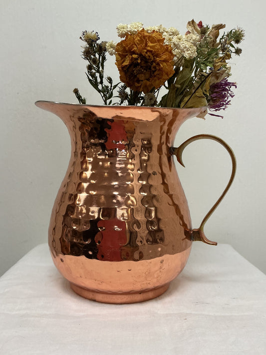 Hammered Copper Pitcher