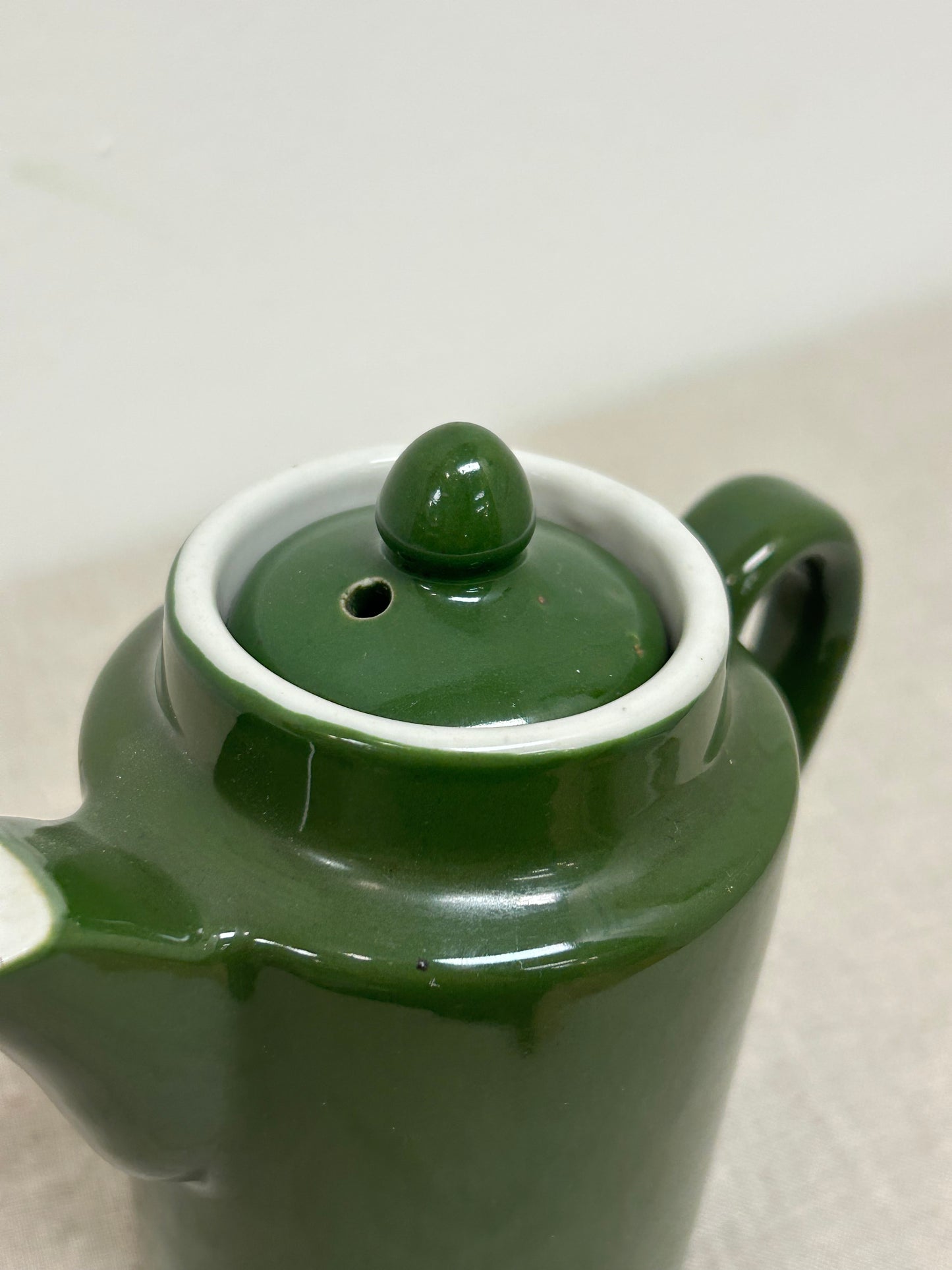 Vintage Green Teapot