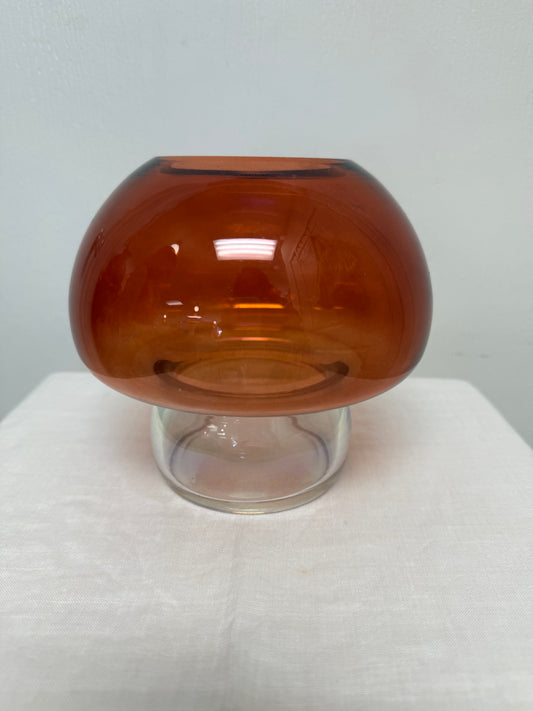 Glass Mushroom Vase