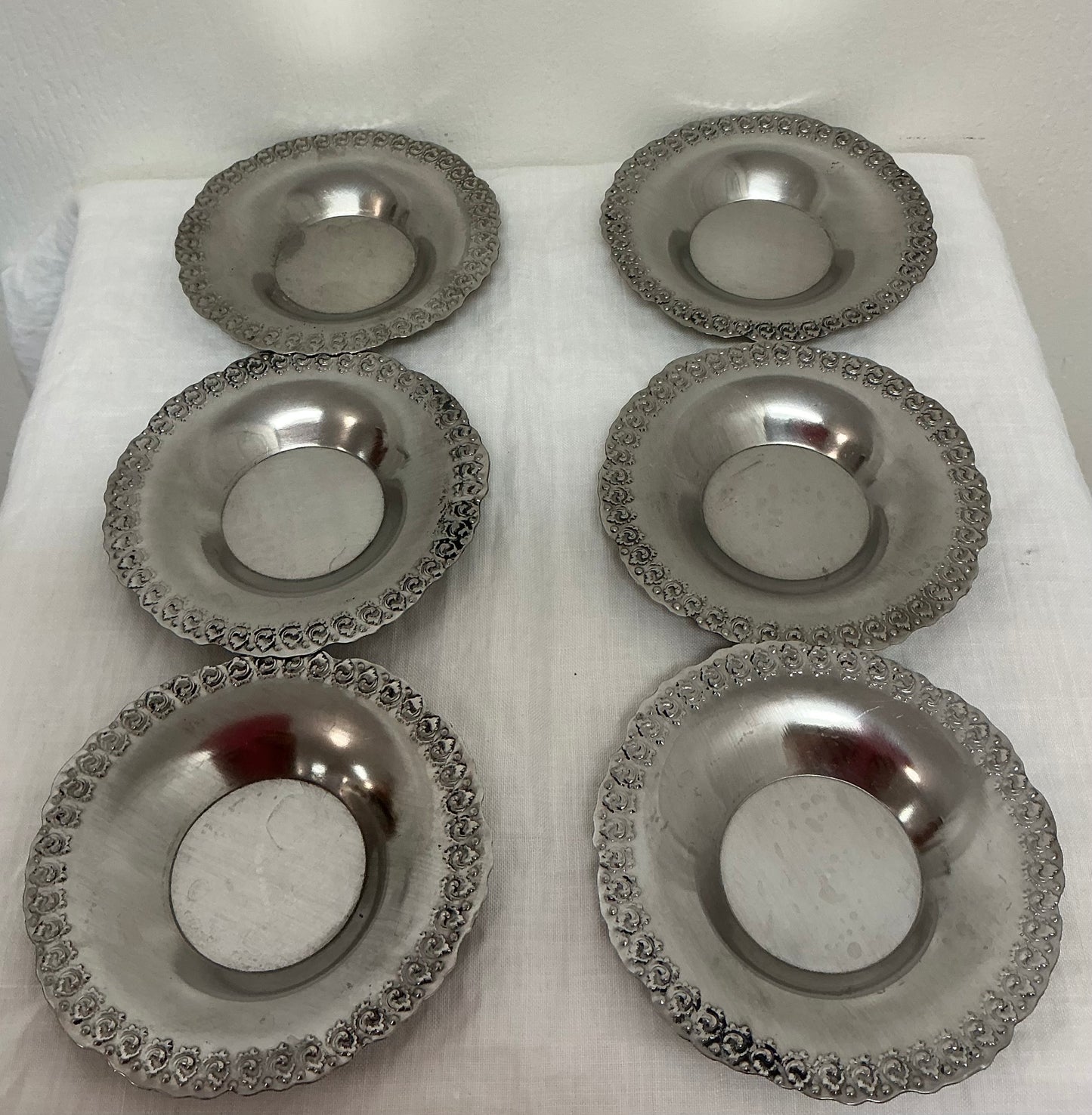 Silver-Plated Filigree Trays/Coasters