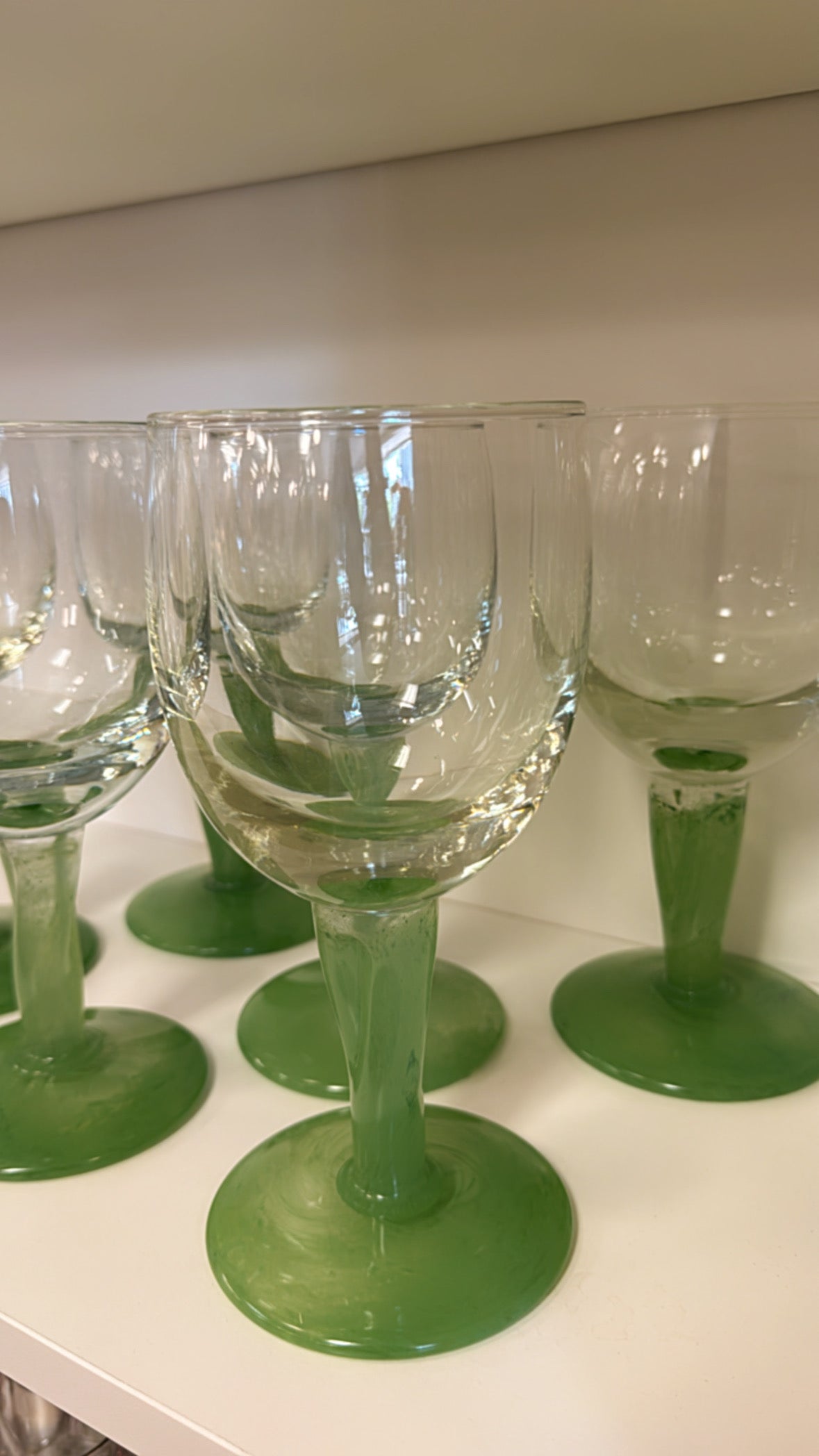 Glass Stem Goblets