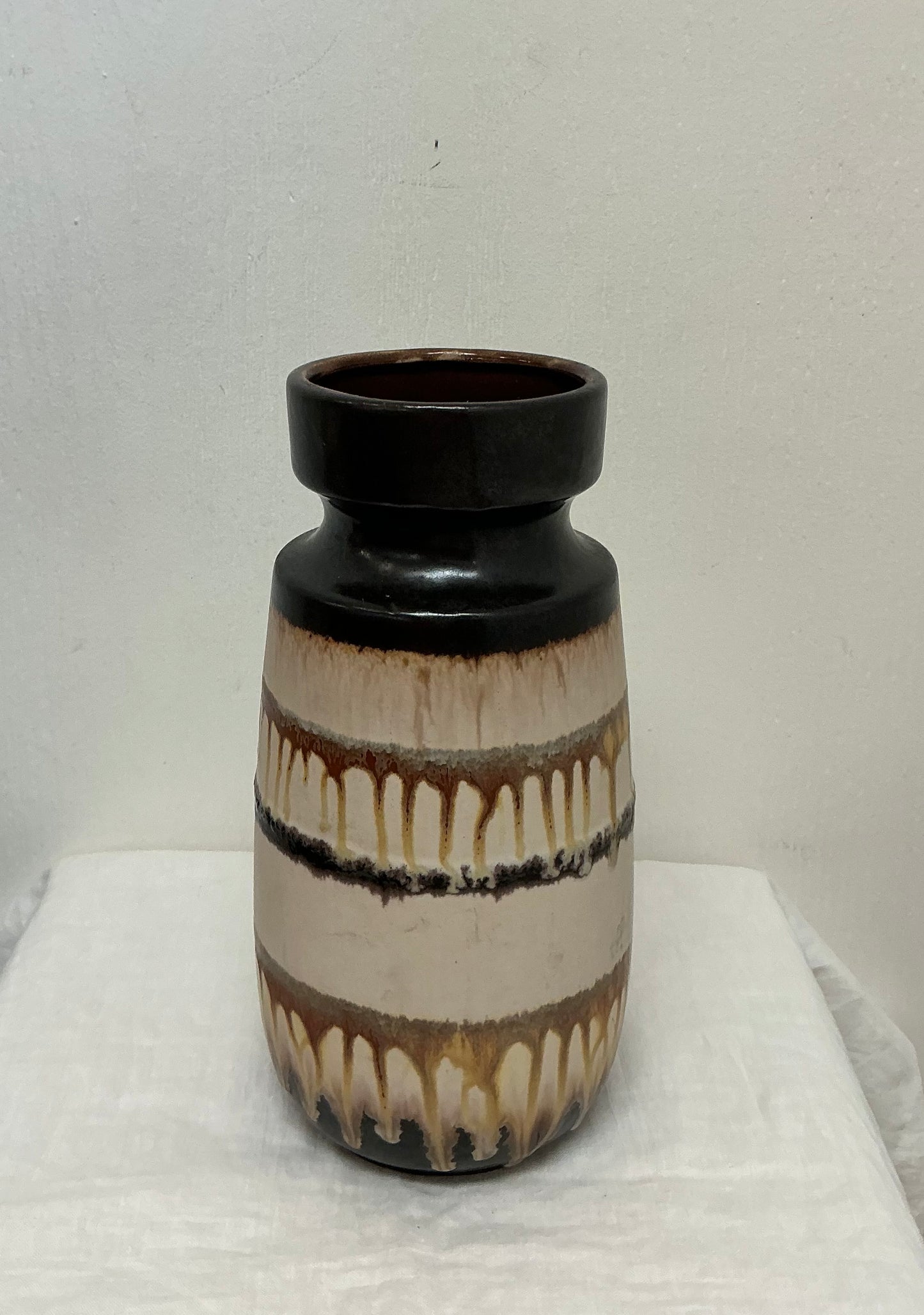 West Germany Bay Keramik Drip Glaze Vase