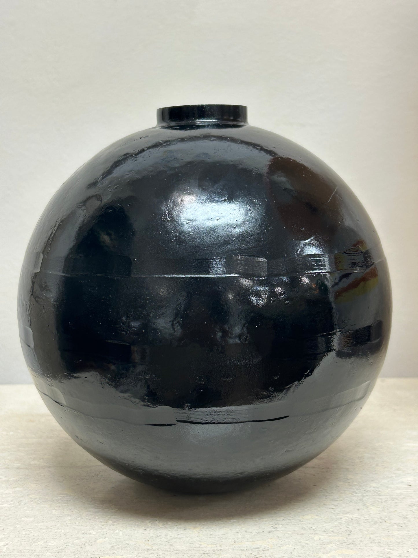 Black Glass Sphere