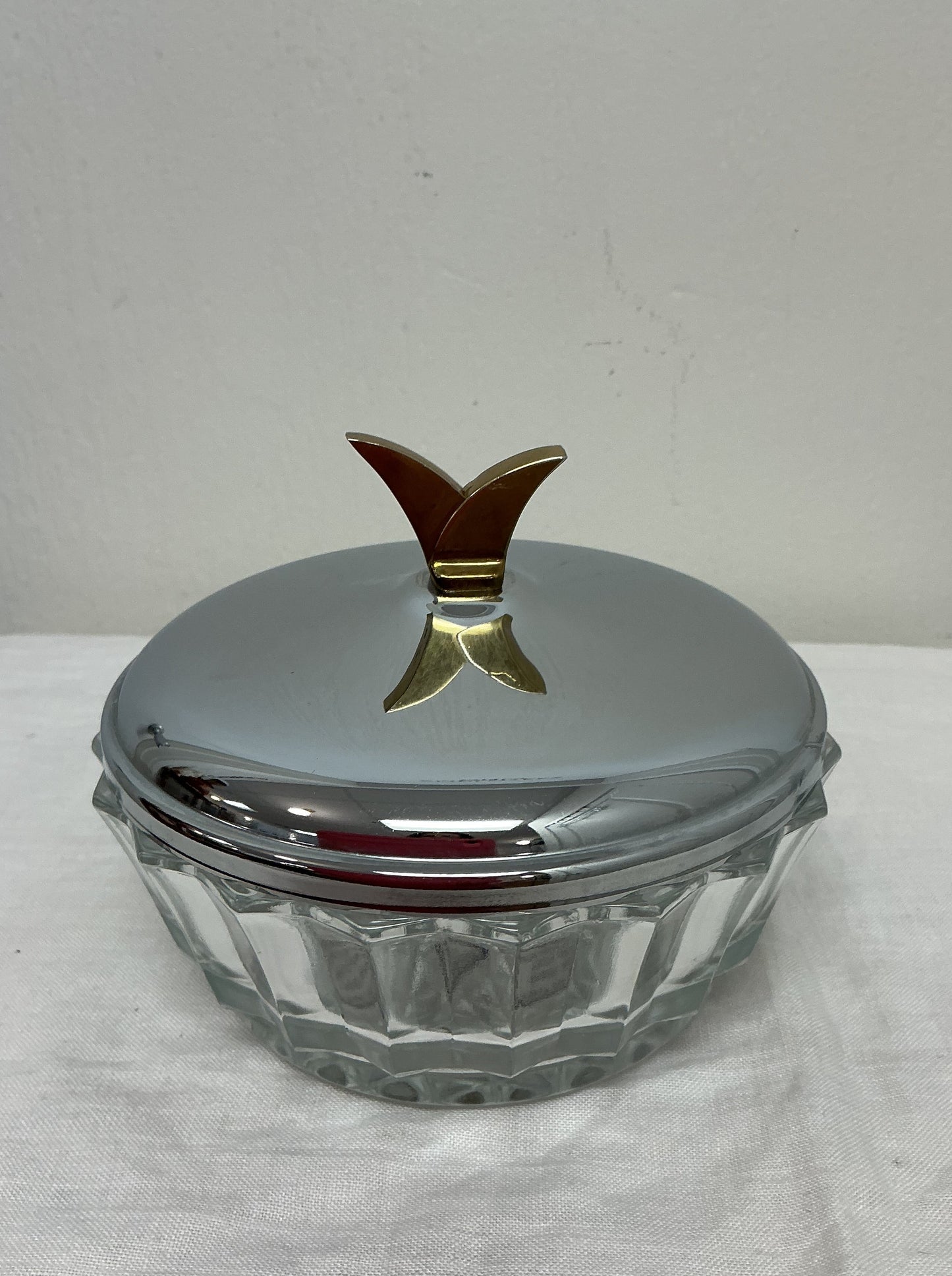 Art Deco Crystal Candy Dish