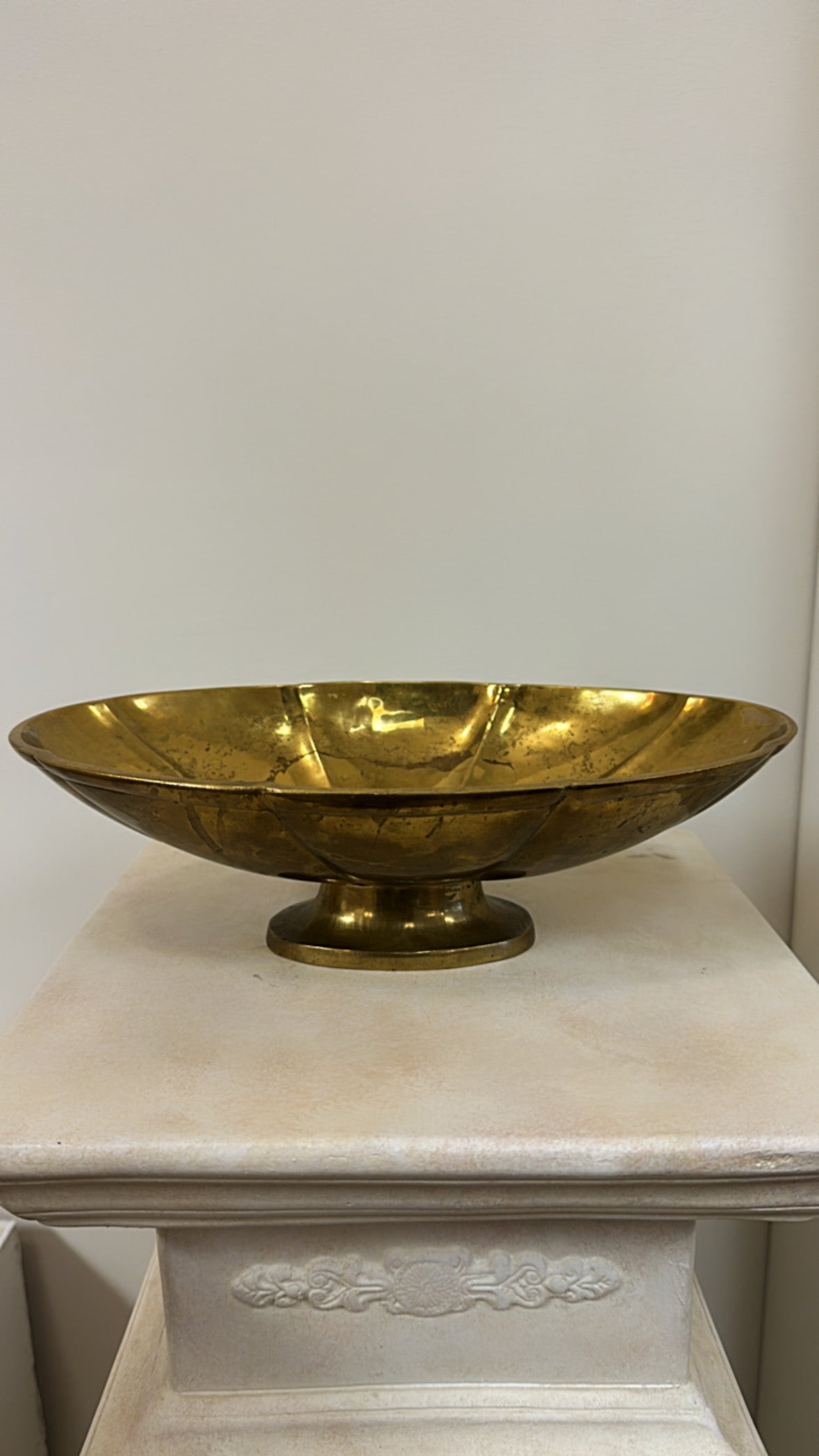 Brass Footed Bowl