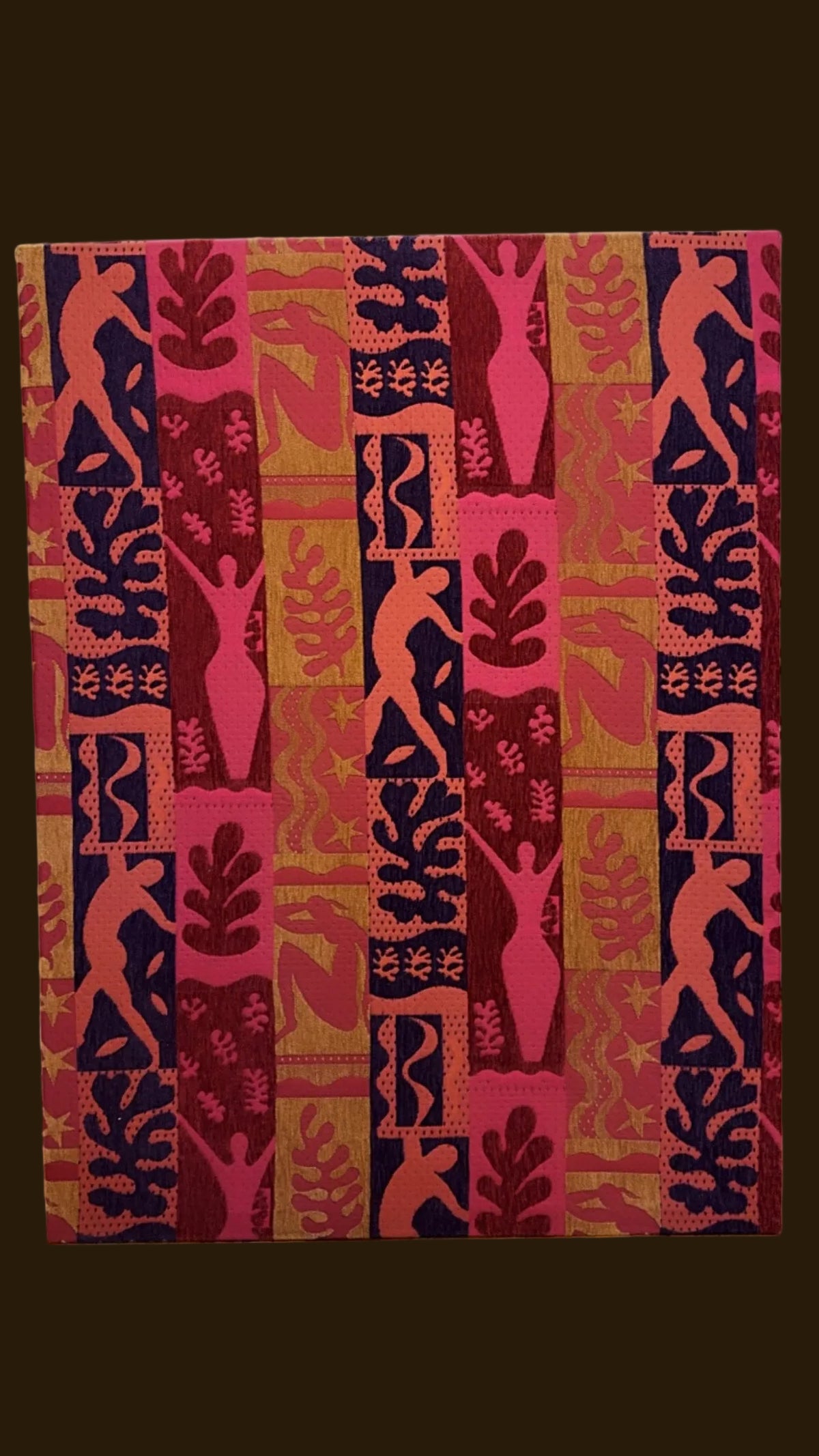 MODERNIST ABSTRACT WOVEN TEXTILE UPHOLSTERED WALL ART