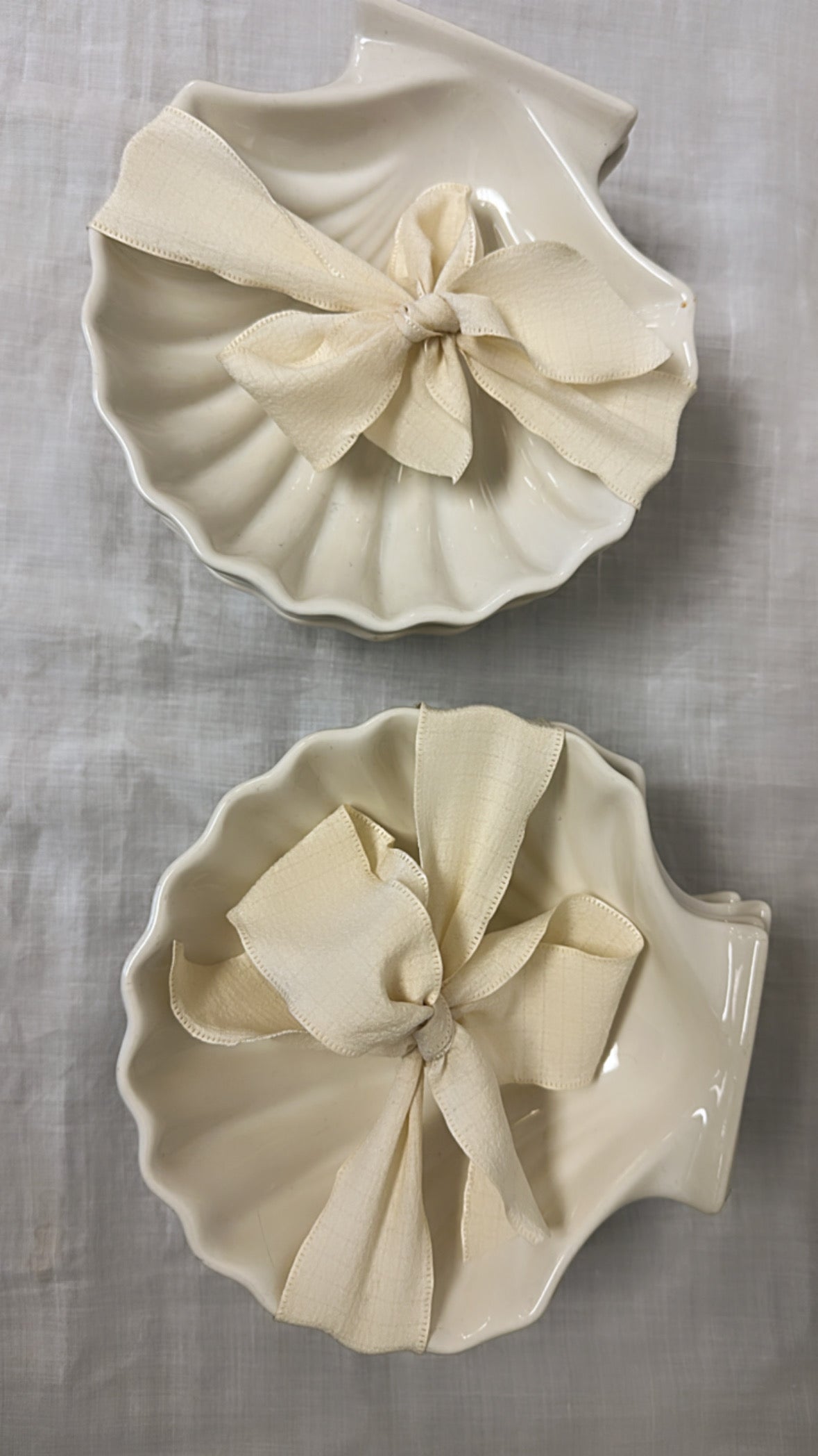 Vintage Seashell Plates