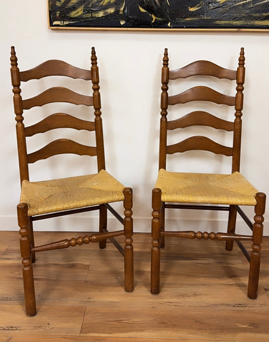 Antique Ladder Back Chairs