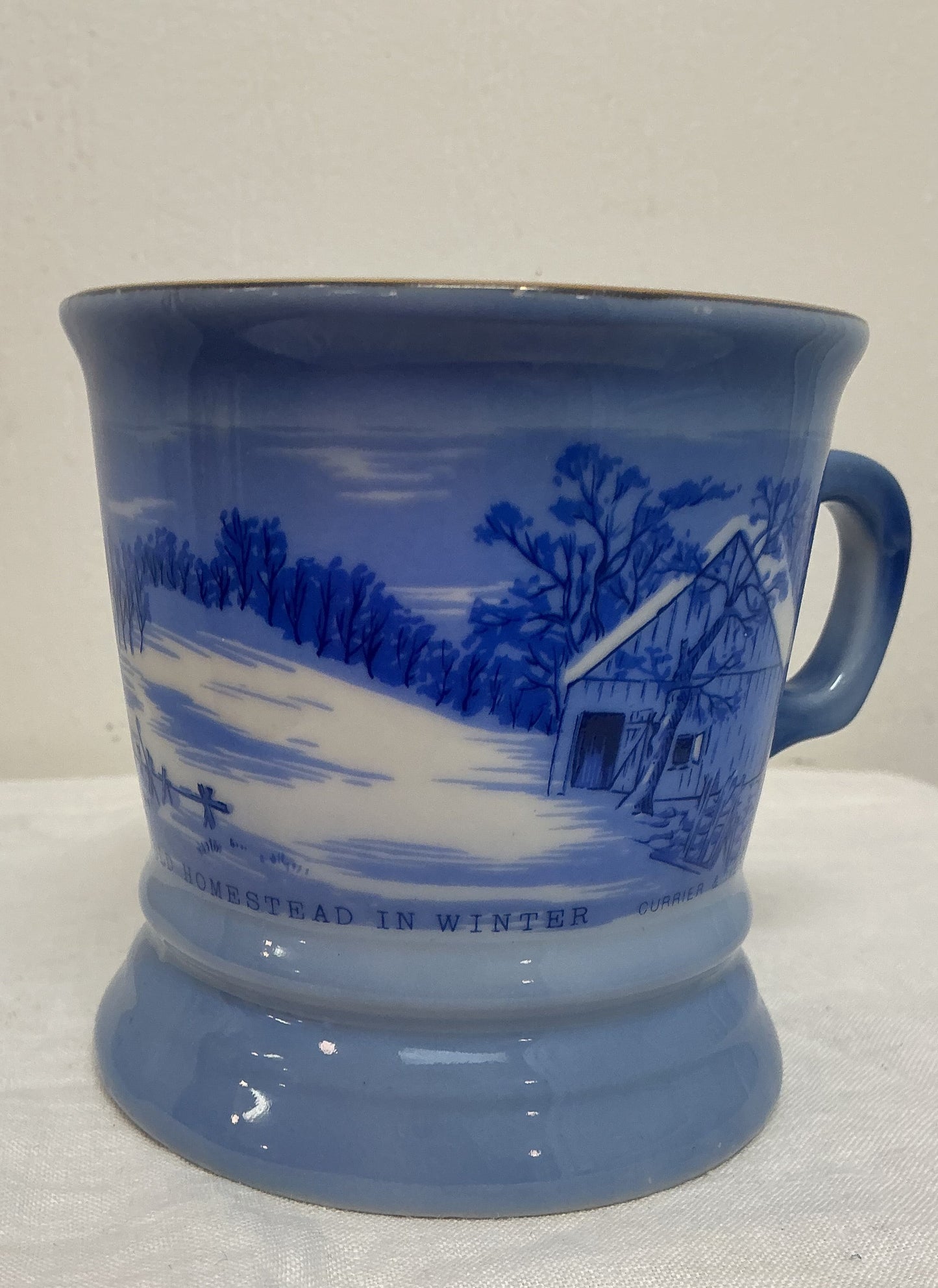 Currier and Ives “Homestead” Mugs