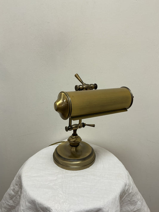 Brushed Antique Brass Piano Lamp