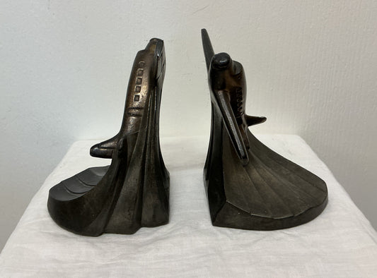 1930s Airplane Bookends
