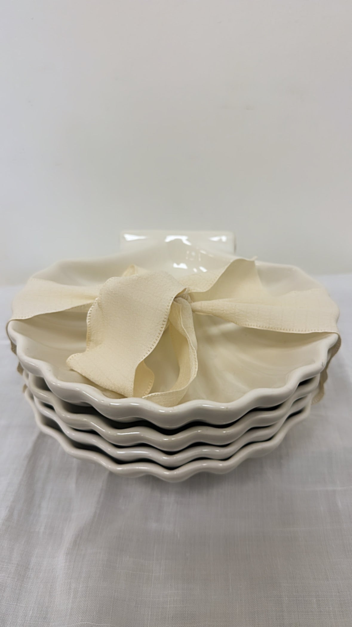 Vintage Seashell Plates