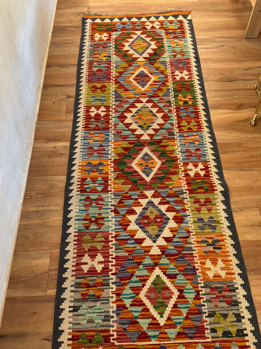 Hand Knotted Wool Runner