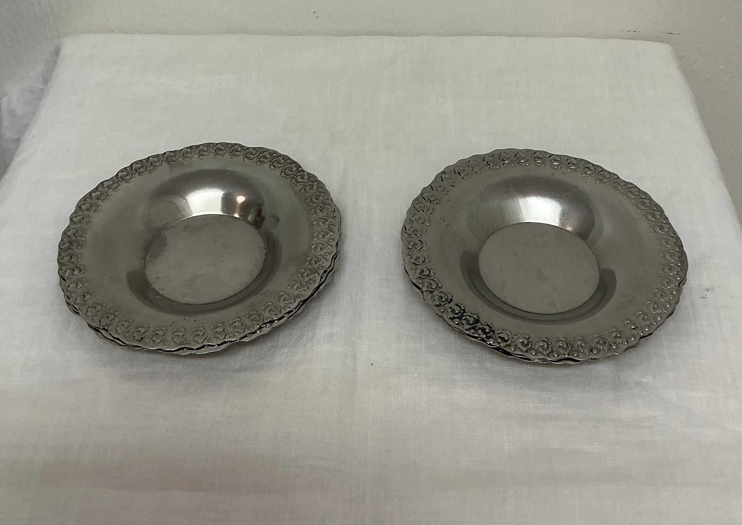 Silver-Plated Filigree Trays/Coasters