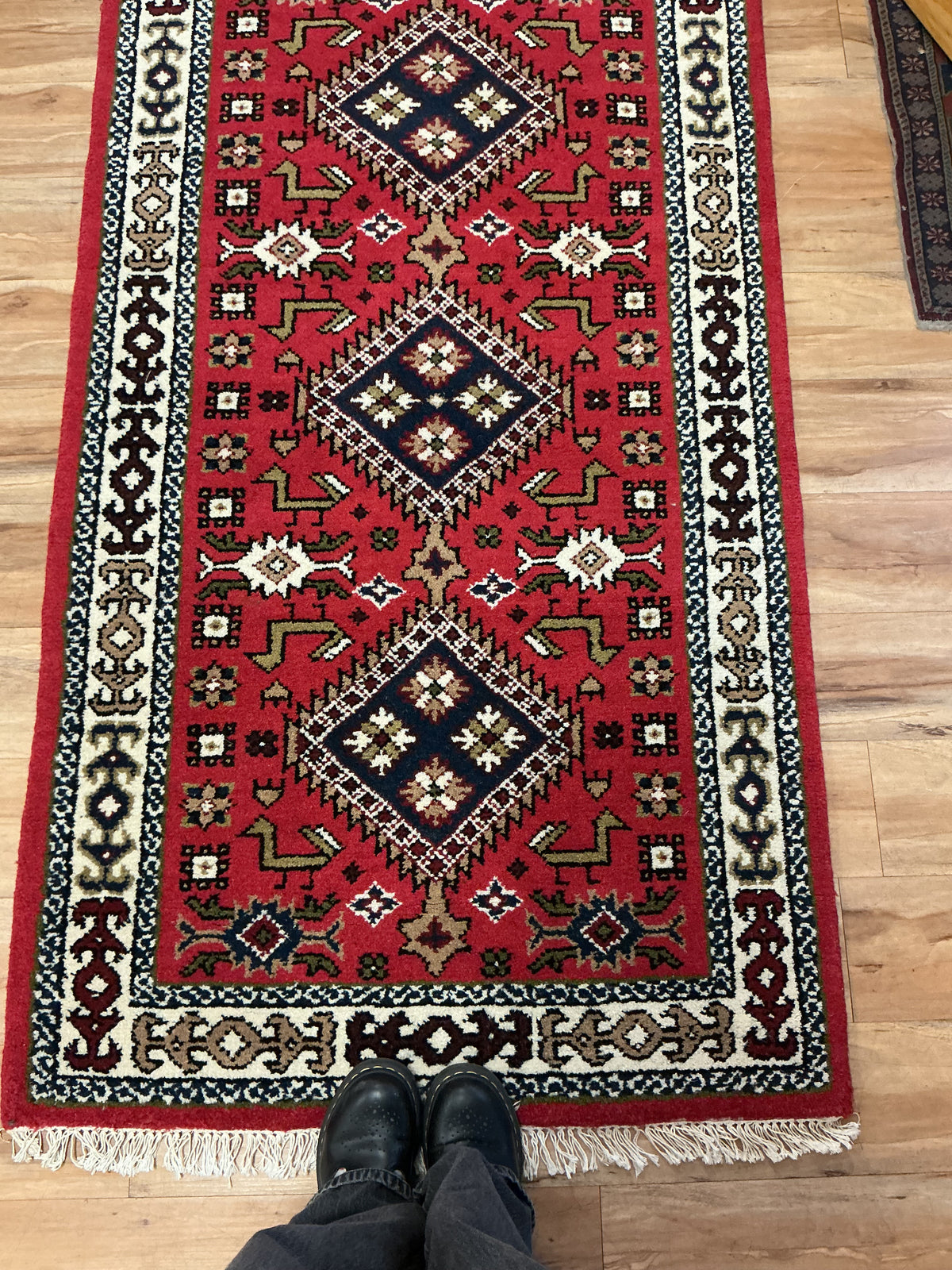 Royal Kazak Tribal Geometric Style Handwoven Rug