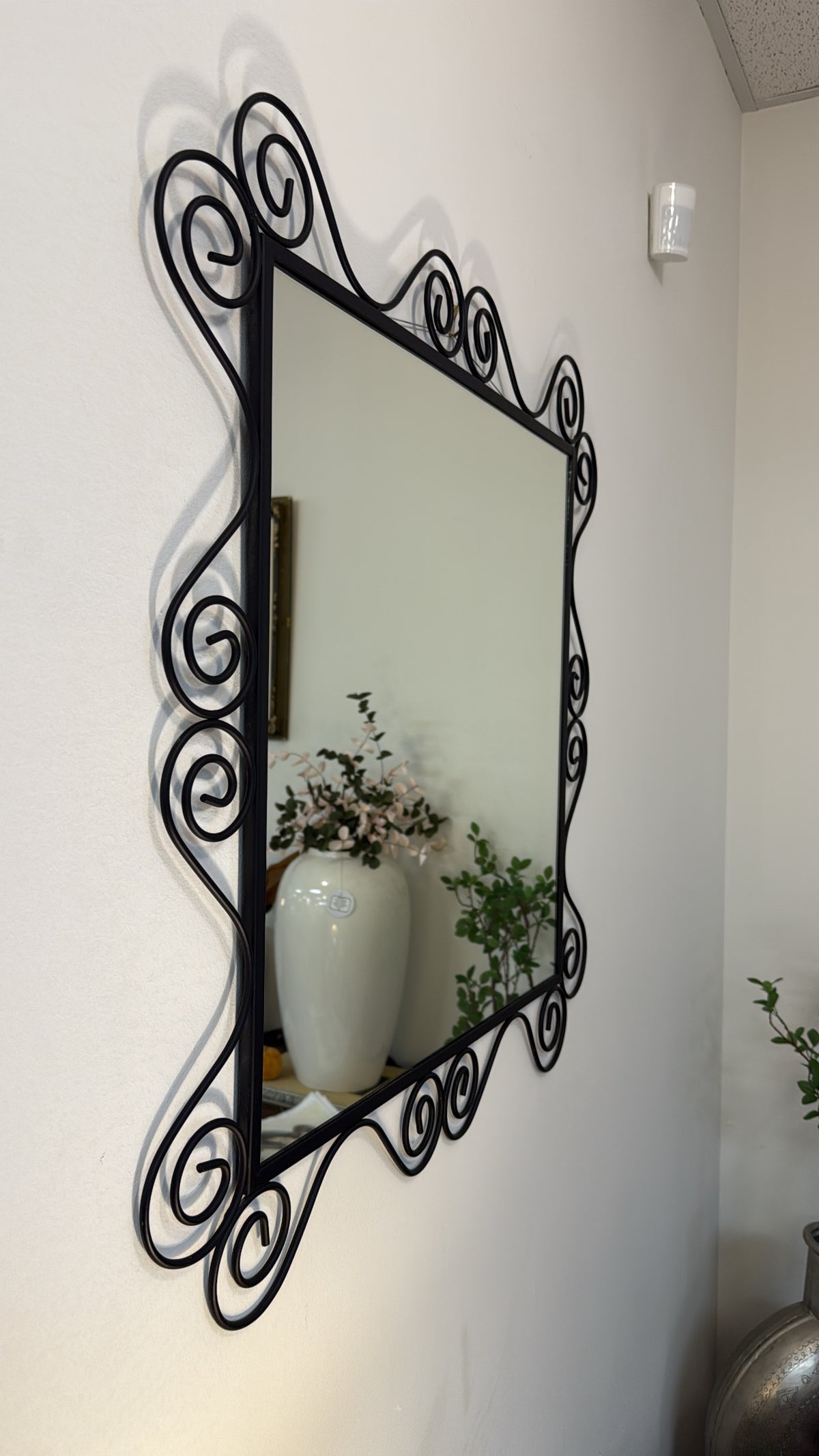 Swirl Wrought Iron Mirror