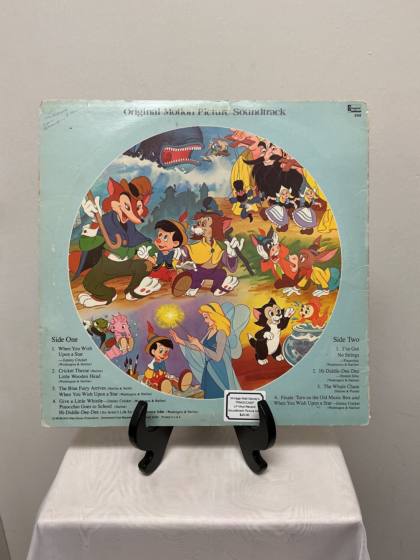 Walt Disney’s Pinocchio Vinyl Soundtrack