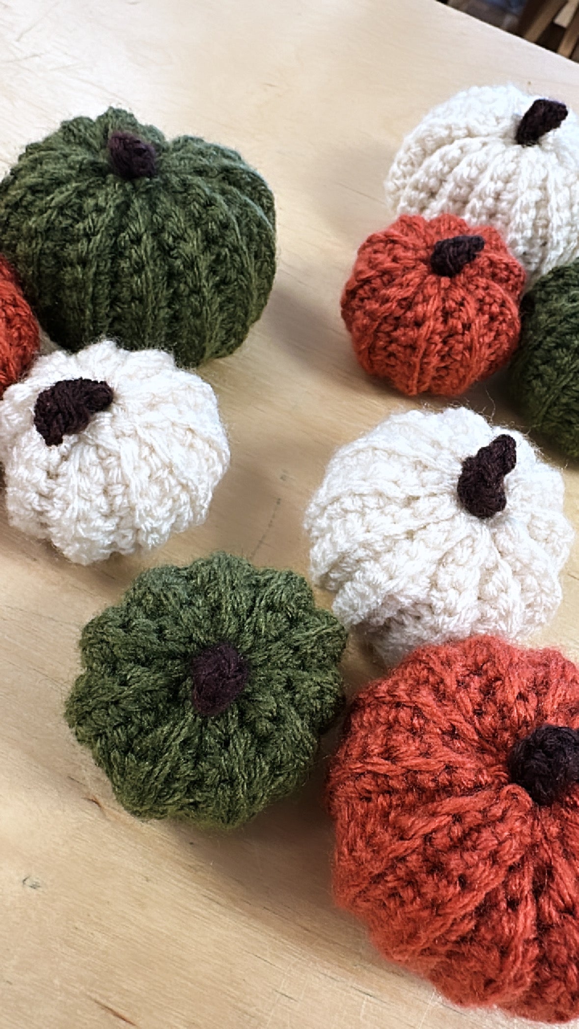 Crochet Pumpkins Set