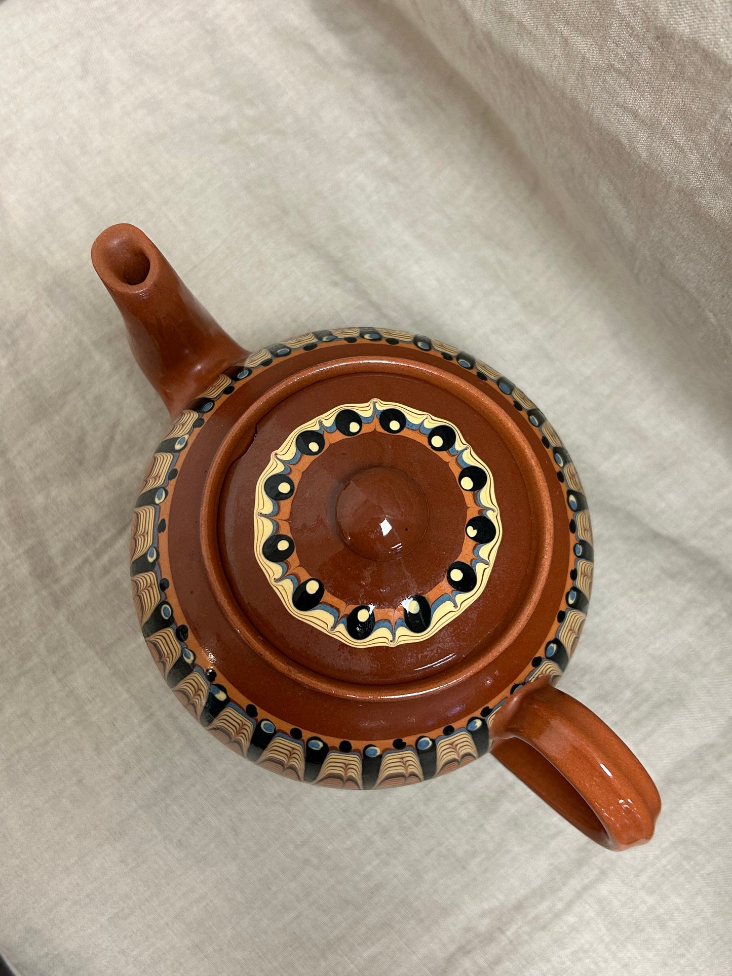 Vintage Bulgarian Glaze Teapot