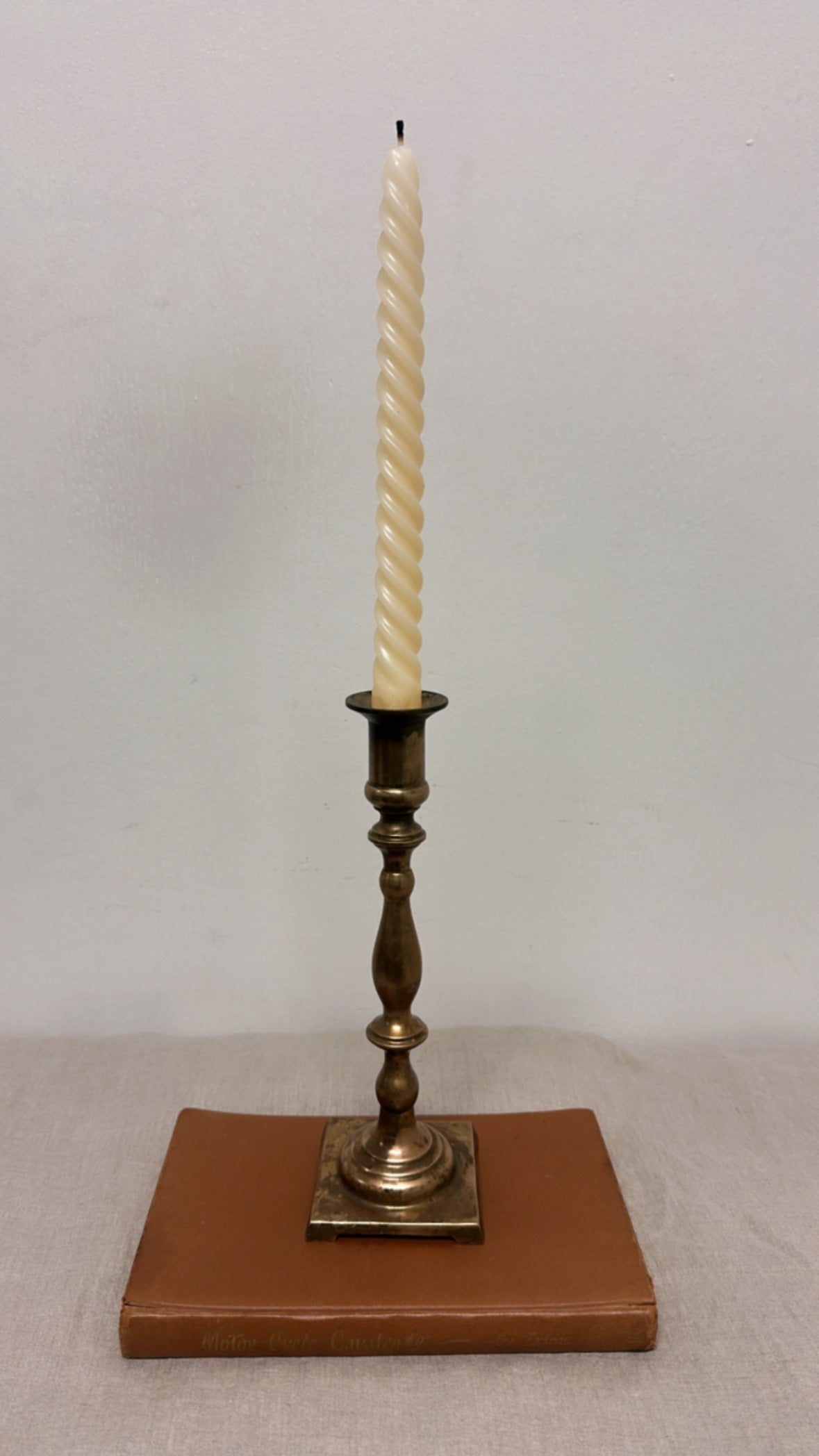 Vntg Brass Candlestick