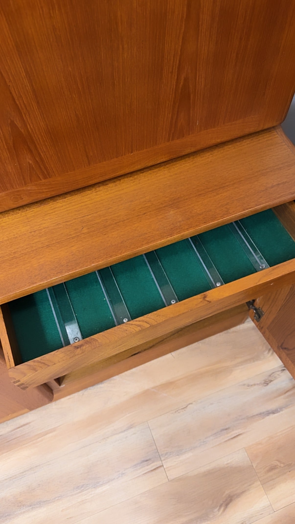 Teak Wall Unit & Bar by EJ Møbler